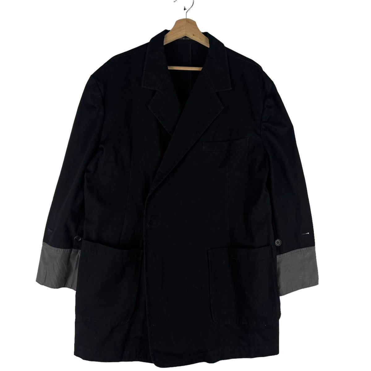 Yohji Yamamoto 🔥RUNWAY CHORE WORK JACKET Y’S YOHJI YAMAMOTO MADE IN ...