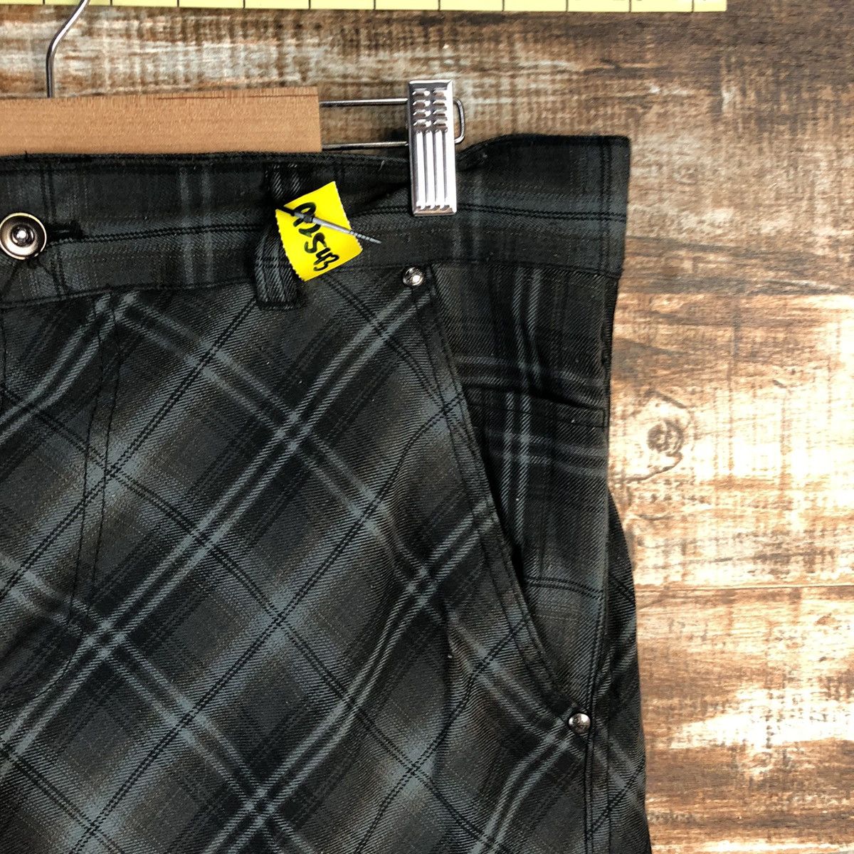 Japanese Brand Japan utility checkered punk Cargo Multipocket Pants #A2543 Size US 34 / EU 50 - 8 Thumbnail