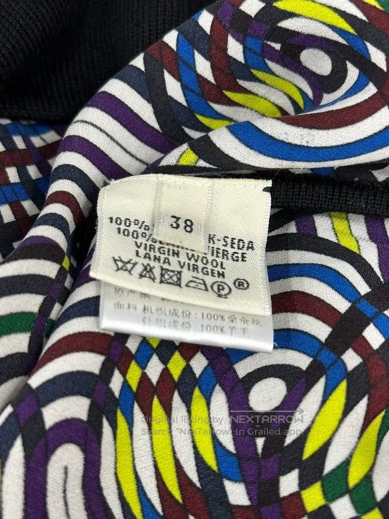 Hermes Hermes Silk Printed Long Sleeve Top Size XS / US 0-2 / IT 36-38 - 5 Thumbnail
