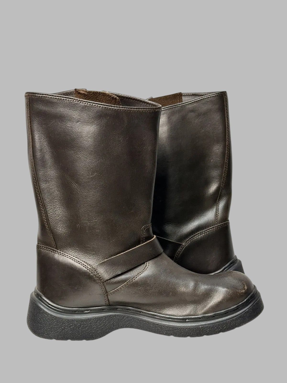 Other Western AS98 Vintage High Leather Boots Balenciaga Inspired Size US 11 / EU 44 - 10 Thumbnail