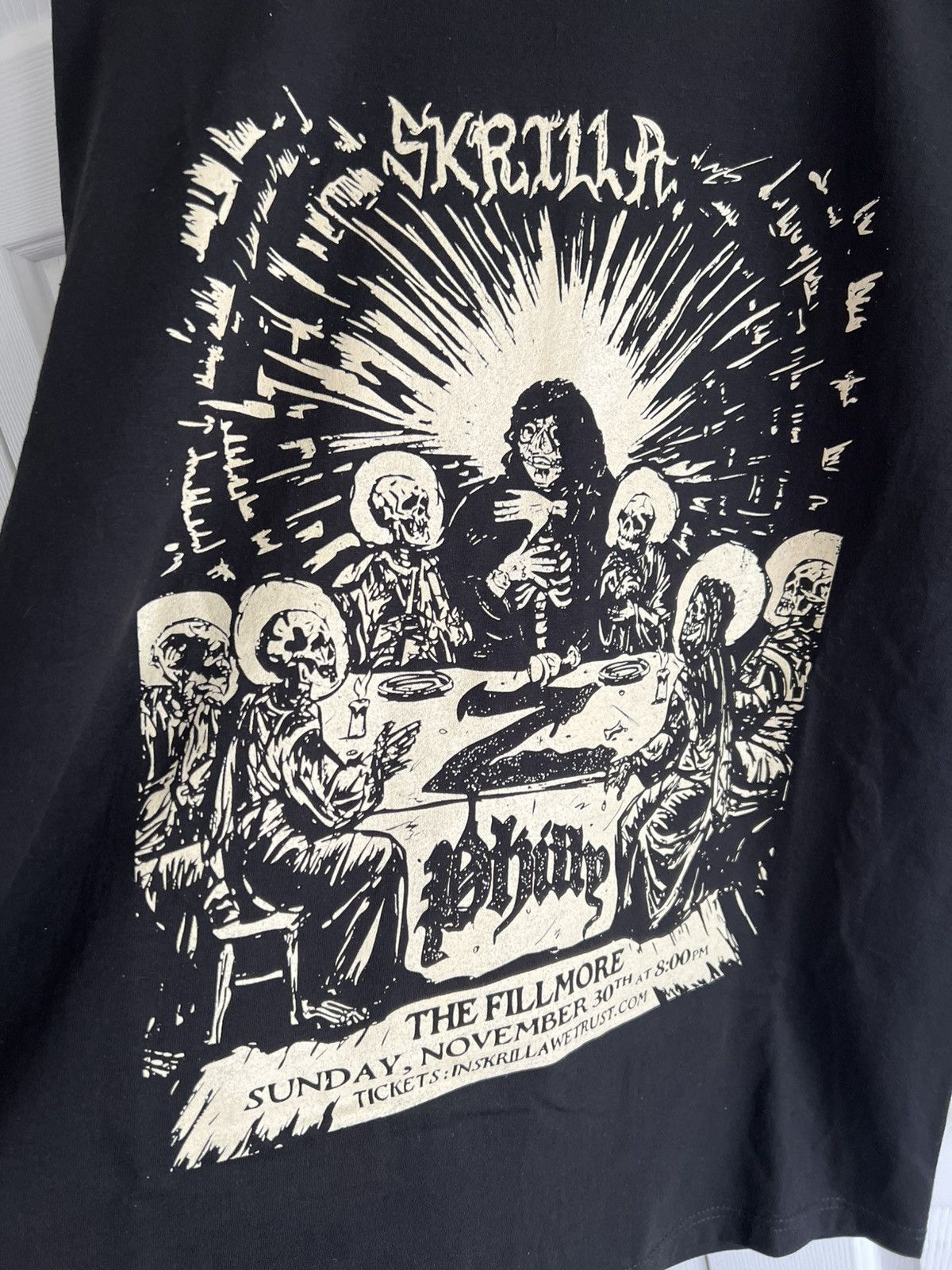 Band Tees Skrilla official concert merch tour T-shirt Size US XL / EU 56 / 4 - 5 Thumbnail
