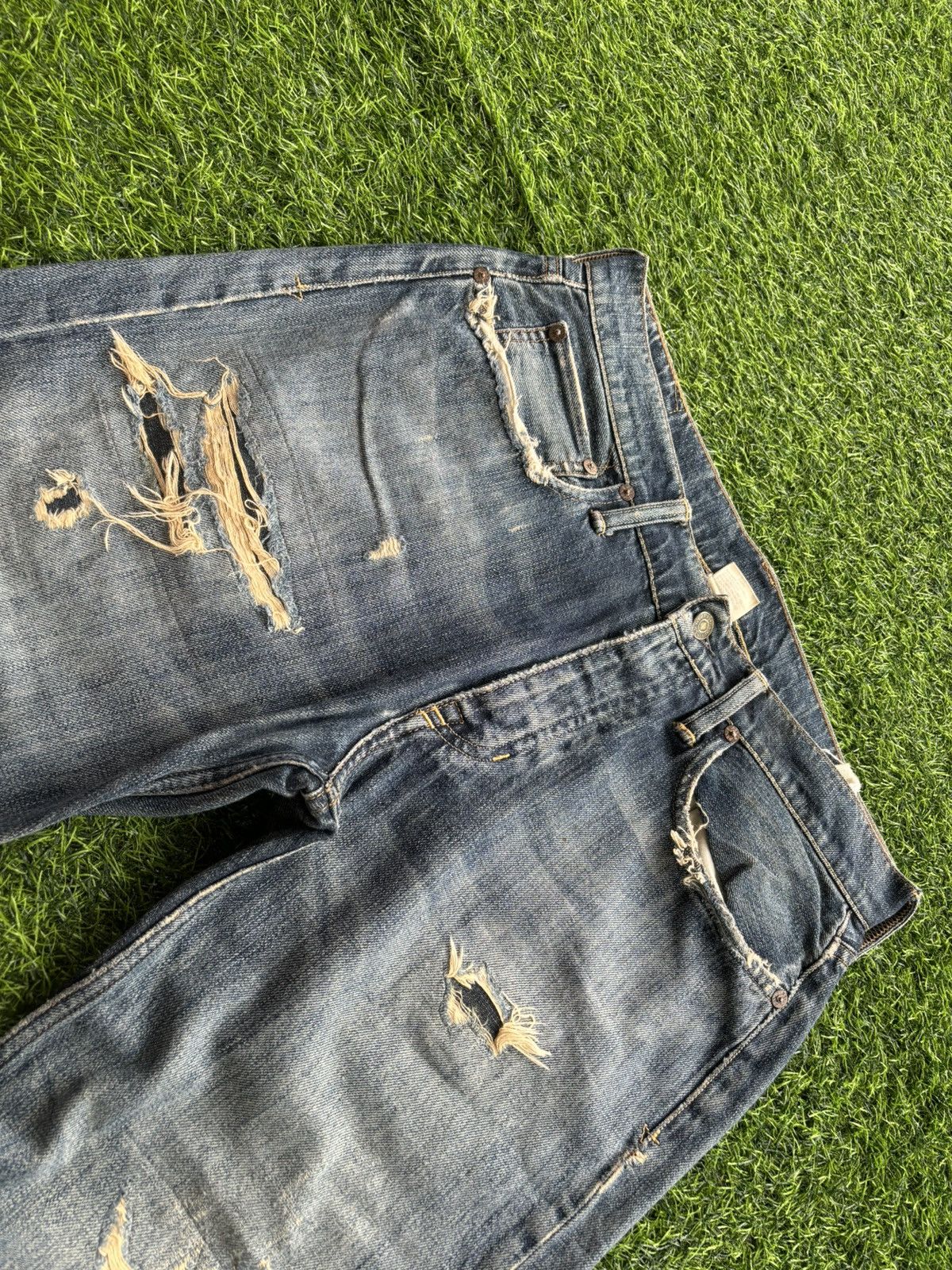 Polo Ralph Lauren Distressed Denim Polo Ralph Lauren Jeans Size US 32 / EU 48 - 7 Thumbnail
