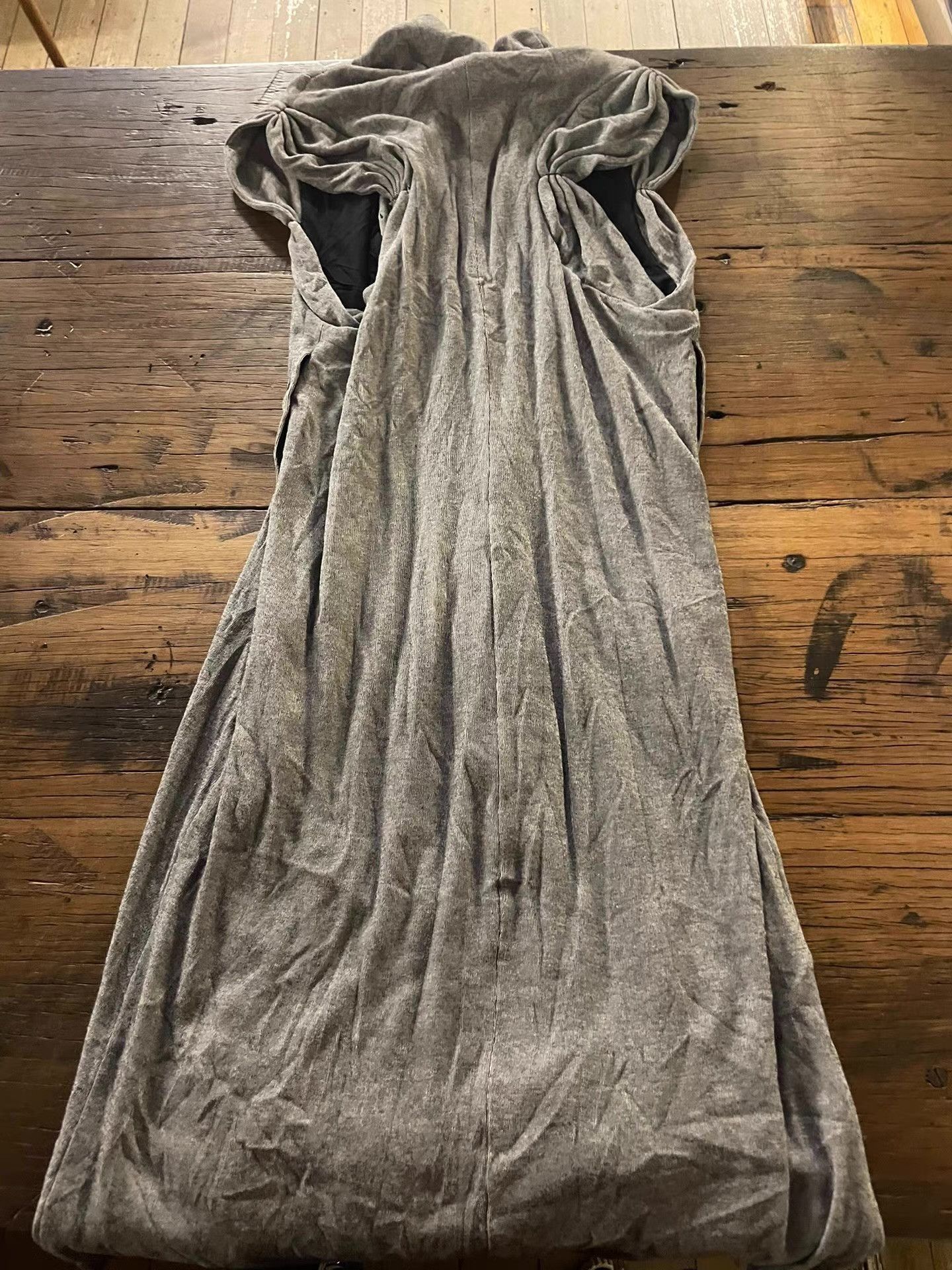 Individual Sentiments Individual Sentiments 11SS Grey Diagonal‑Button Dress, Ｑ25 Size XS / US 0-2 / IT 36-38 - 2 Thumbnail