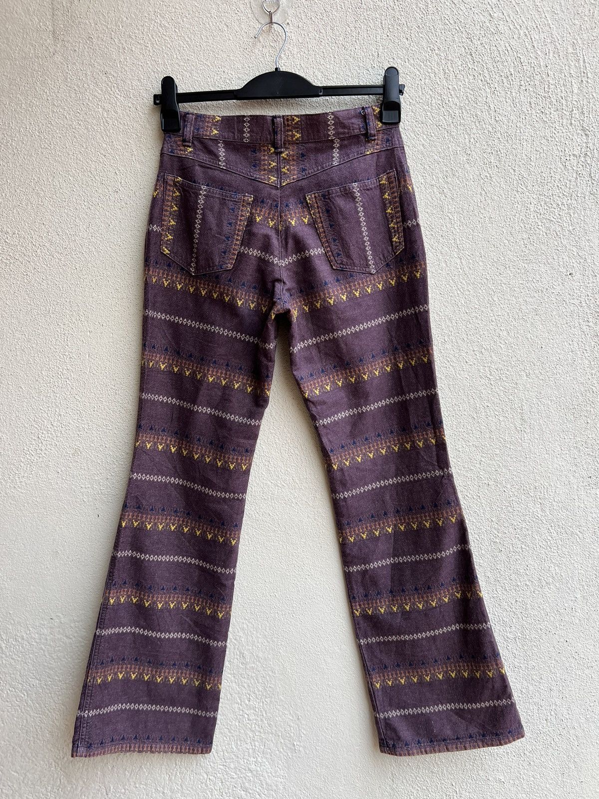Hysteric Glamour Vintage 90s El Flamingo Japan Psychedelic Bootcut Pant Size US 28 / EU 44 - 14 Thumbnail