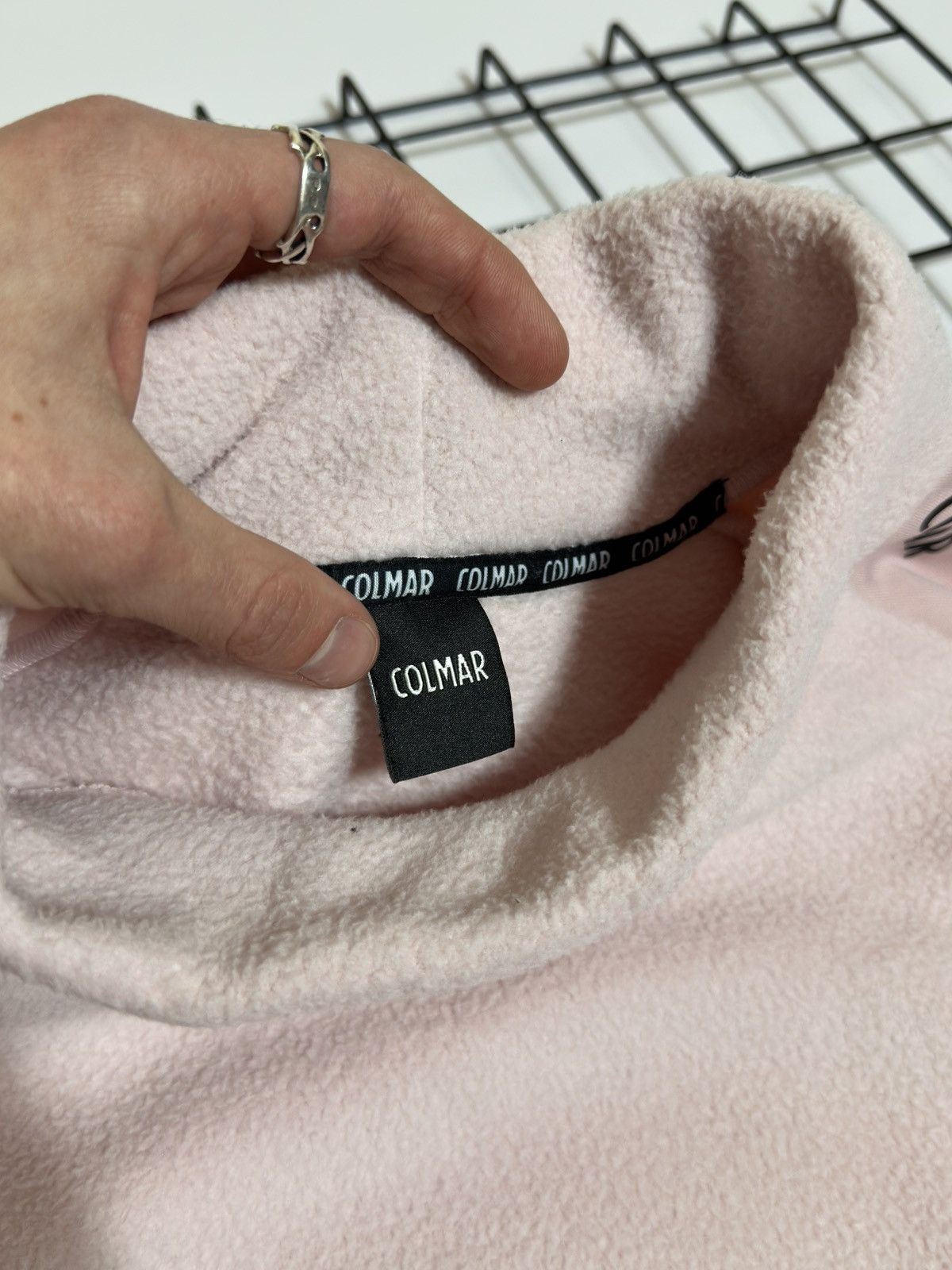 Colmar Colmar Cropped Fleece Pullover in Pale Rose - Size XL Size XL / US 12-14 / IT 48-50 - 5 Thumbnail