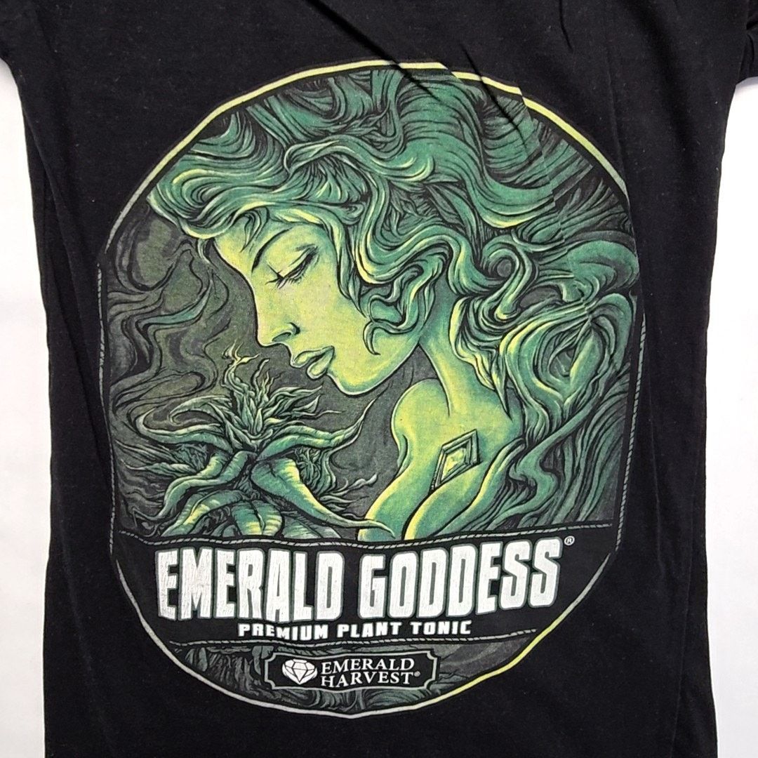 Other Emerald Goddess Emerald Harvest Weed Graphic M Black Tee Size M / US 6-8 / IT 42-44 - 2 Thumbnail