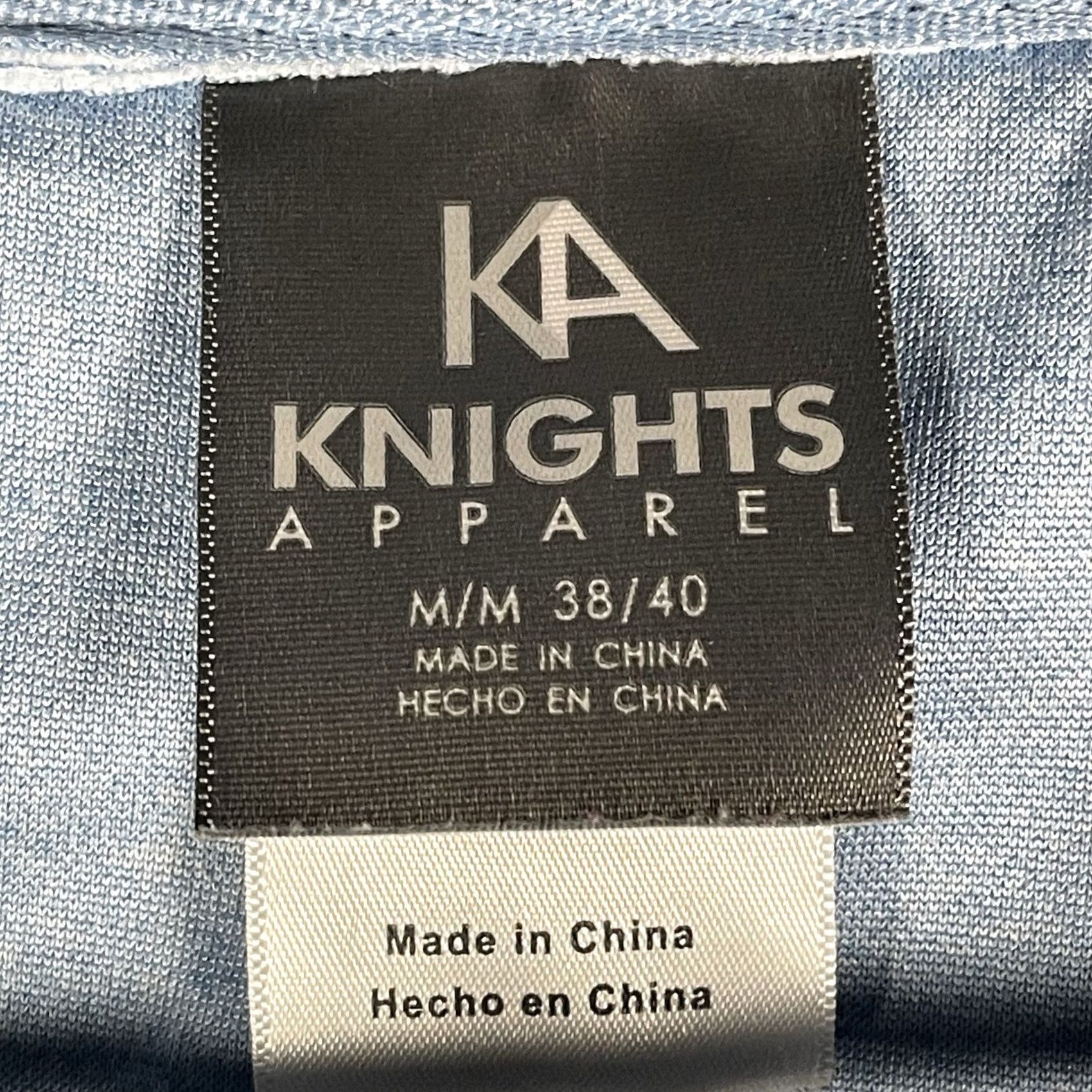 Vintage Knights Apparel University North Carolina Tar Heels 1/4 Zip Pullover Men's Medium Carolina Blue & Navy Blue Size US M / EU 48-50 / 2 - 7 Thumbnail