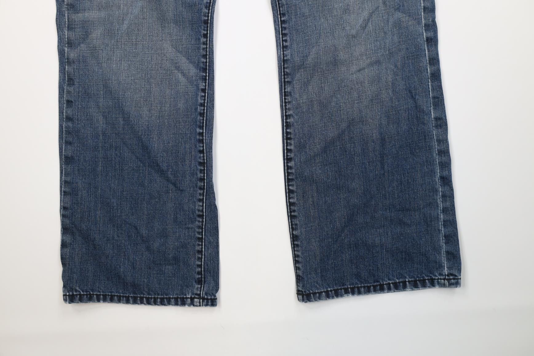 Express Vintage Y2K Express X2 Rise Boot Cut Wide Leg Denim Jeans Size US 36 / EU 52 - 4 Thumbnail