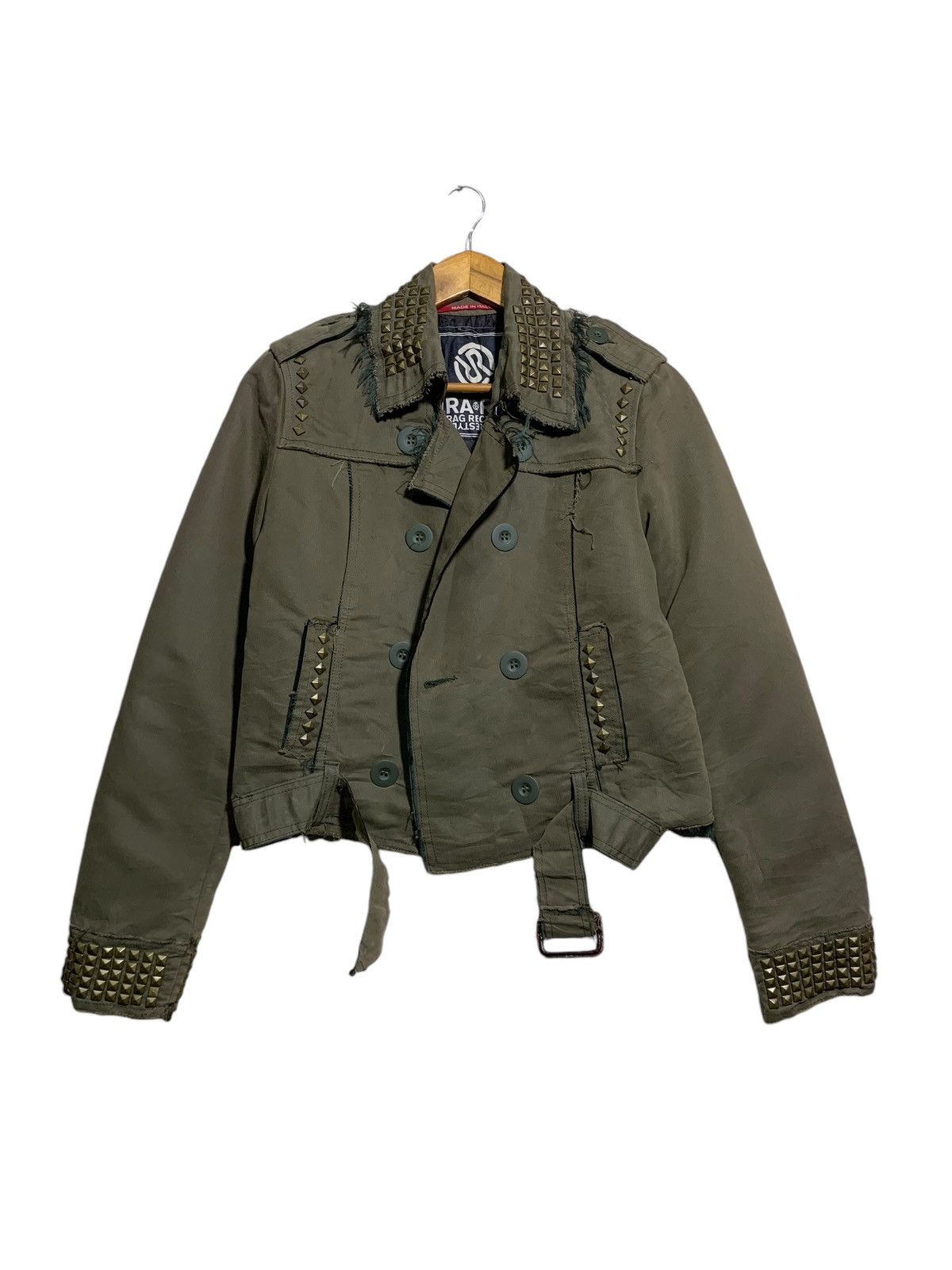 Other 🔥RAG & RECYCLED STUD BIKERS JACKETS Size M / US 6-8 / IT 42-44 - 1 Thumbnail
