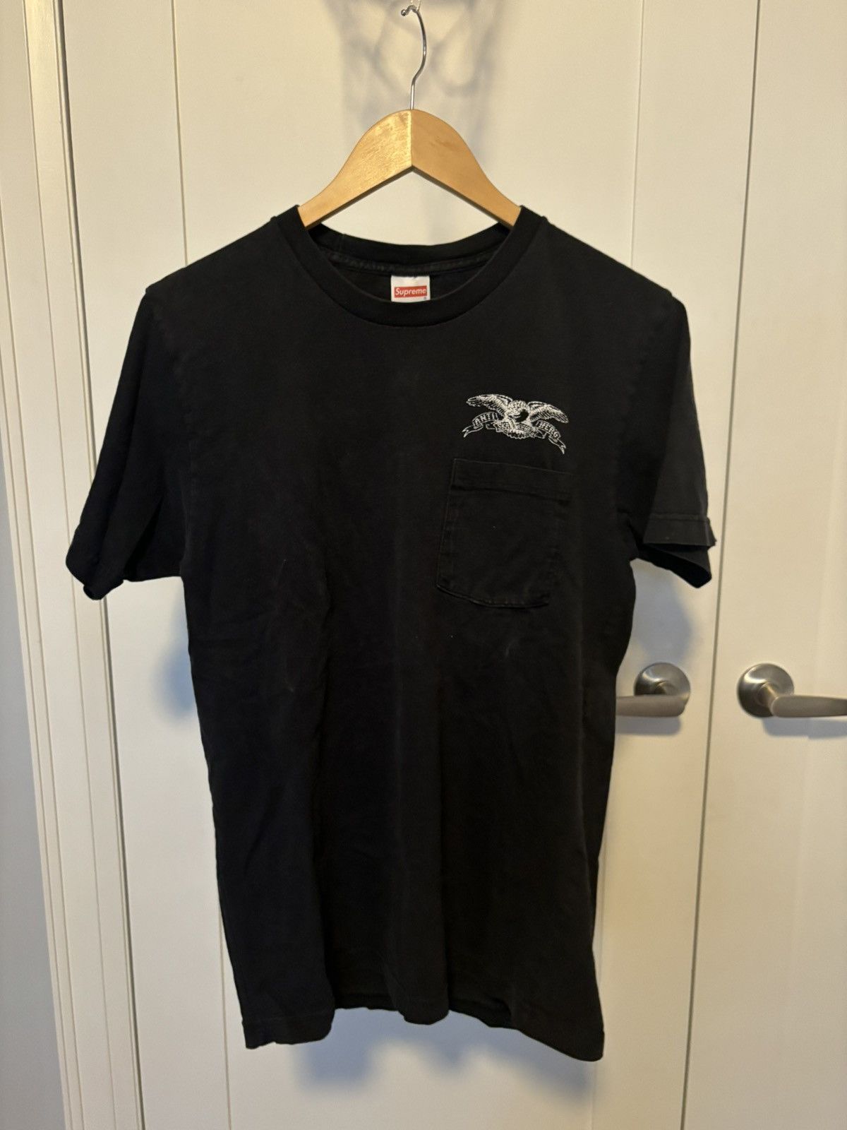 Supreme Supreme x Anti Hero Pocket Tee Grailed