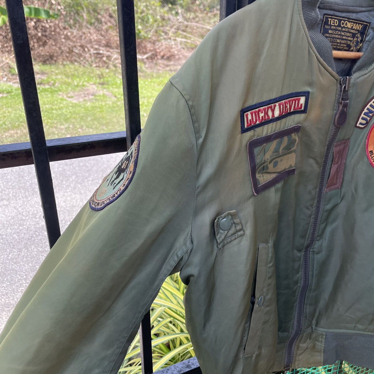 Tedman 🔥🇯🇵Type 1 MA Tedman Company Sun Faded Bomber Light Jacket Size US L / EU 52-54 / 3 - 7 Thumbnail