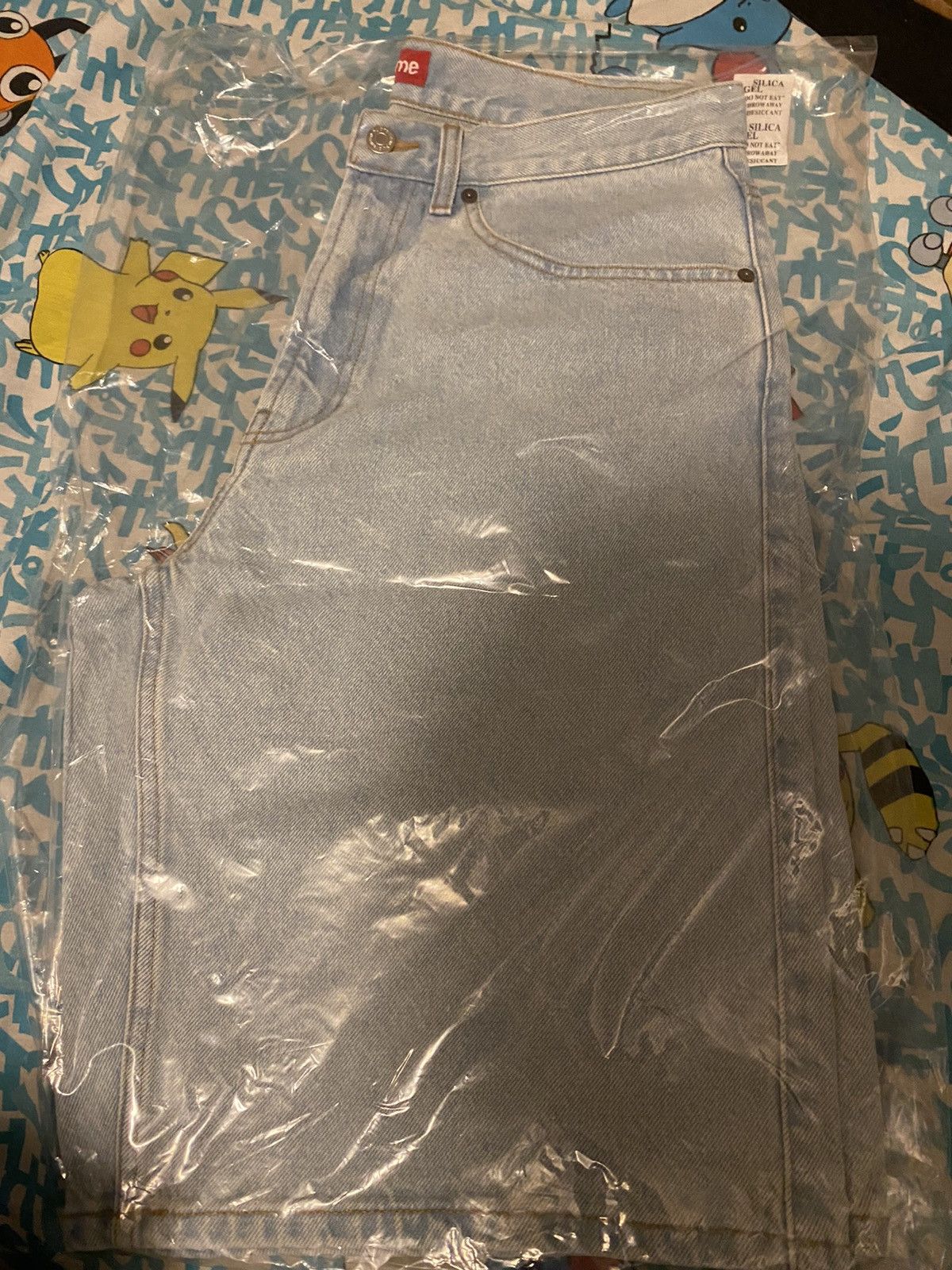 Supreme Supreme Baggy Denim Short Washed Indigo SS24 Size 32 Size US 32 / EU 48 - 7 Thumbnail