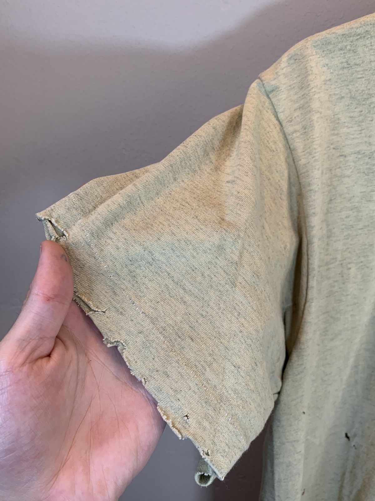 Vintage RARE PERFECT Vintage Single Stitch Distressed Pocket Shirt Size US M / EU 48-50 / 2 - 3 Thumbnail