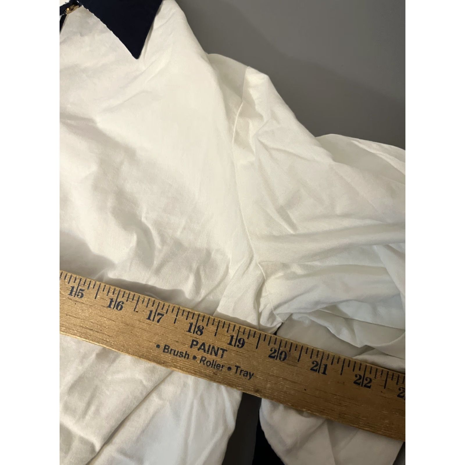 Jones New York Jones New York Shirt Blouse Large White 3/4 Sleeve Office Preppy Size L / US 10 / IT 46 - 5 Thumbnail