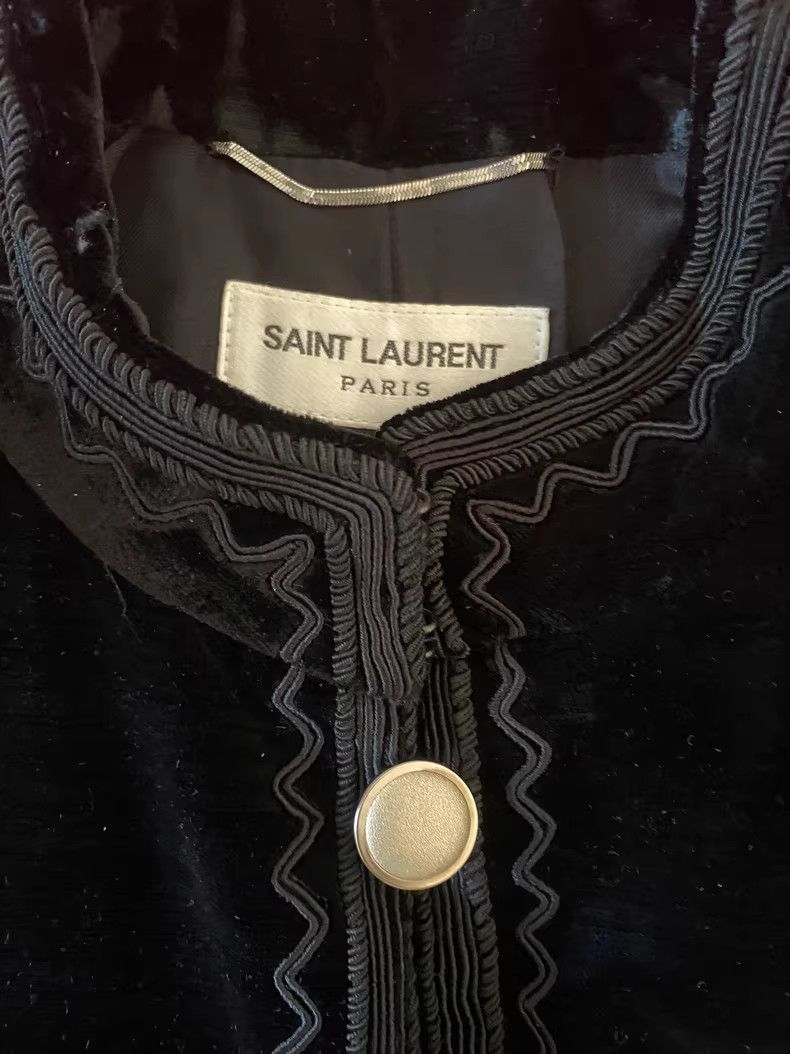Saint Laurent Paris Saint Laurent slp18fw velvet embroidered tunic suit Size US S / EU 44-46 / 1 - 4 Thumbnail