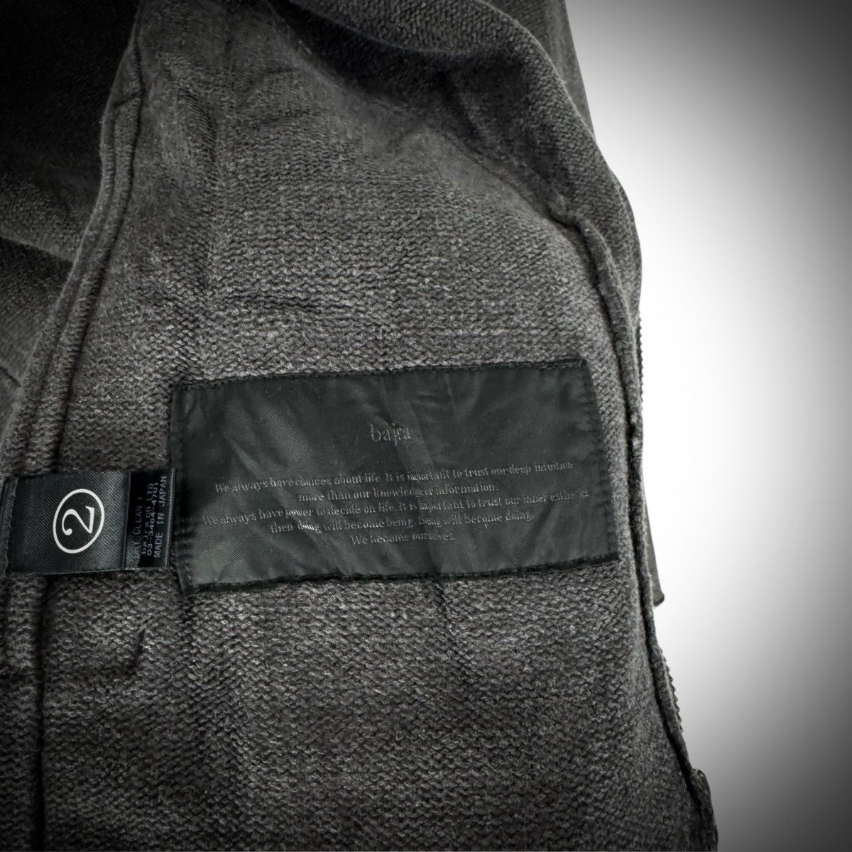 Bajra 🔥BAJRA JAPAN BONO FADED BLACK ZIPPER JACKET Size US M / EU 48-50 / 2 - 11 Thumbnail