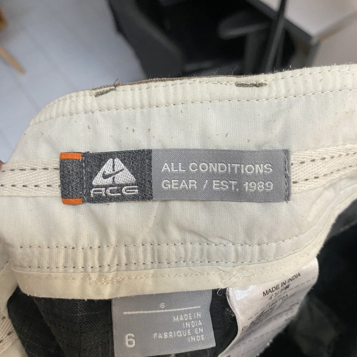 Nike ACG DL Nike Acg Brown Cargo Multipocket Pants #C1131 Size US 27 - 20 Thumbnail