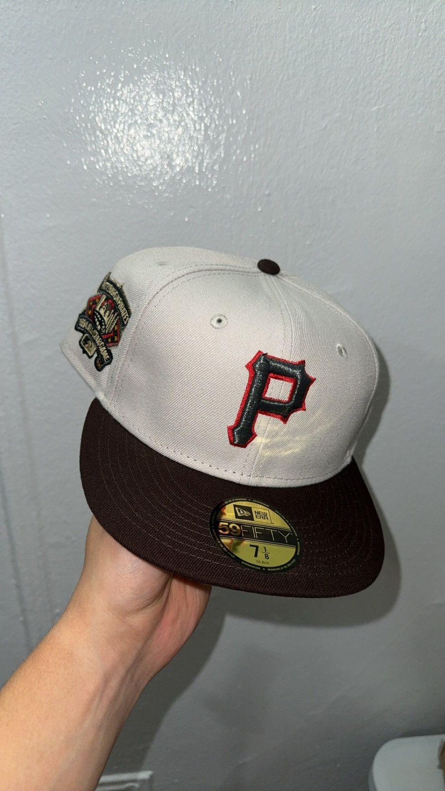 New Era New Era 59fifty Gray Pittsburgh Pirates Fitted Hat Size ONE SIZE - 1 Thumbnail