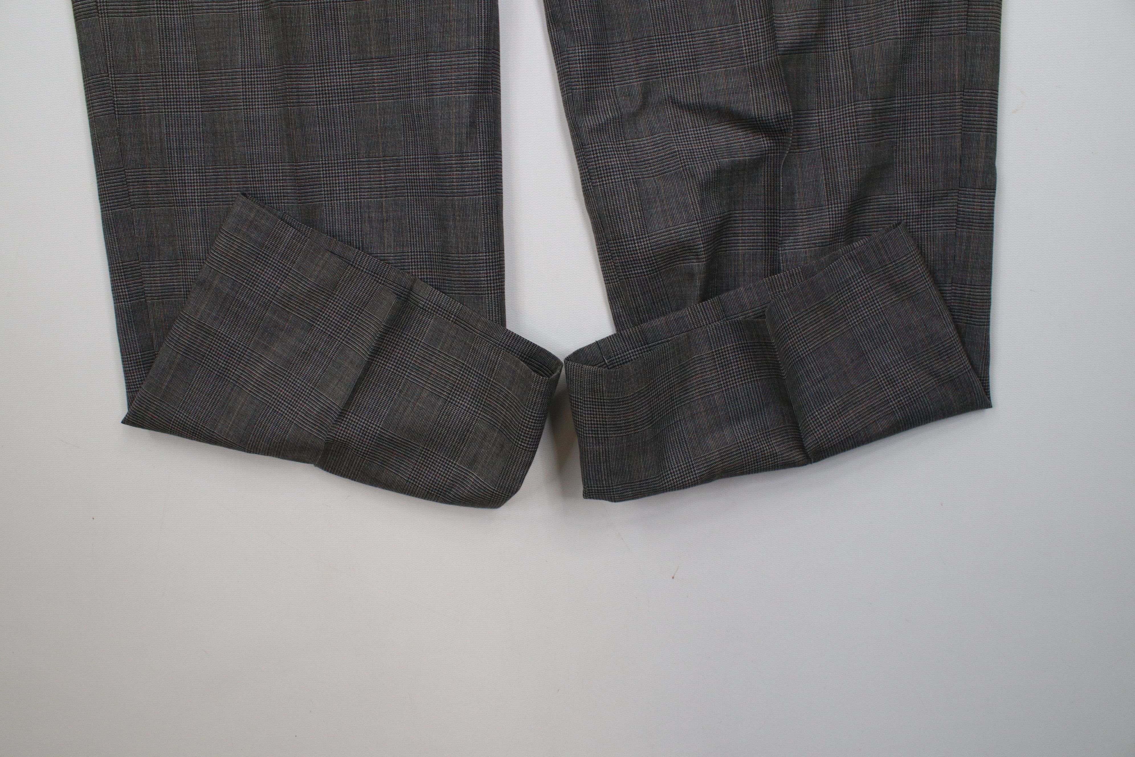 Vintage Vintage 70s Streetwear Wide Leg Chino Pants Houndstooth Size US 34 / EU 50 - 5 Thumbnail