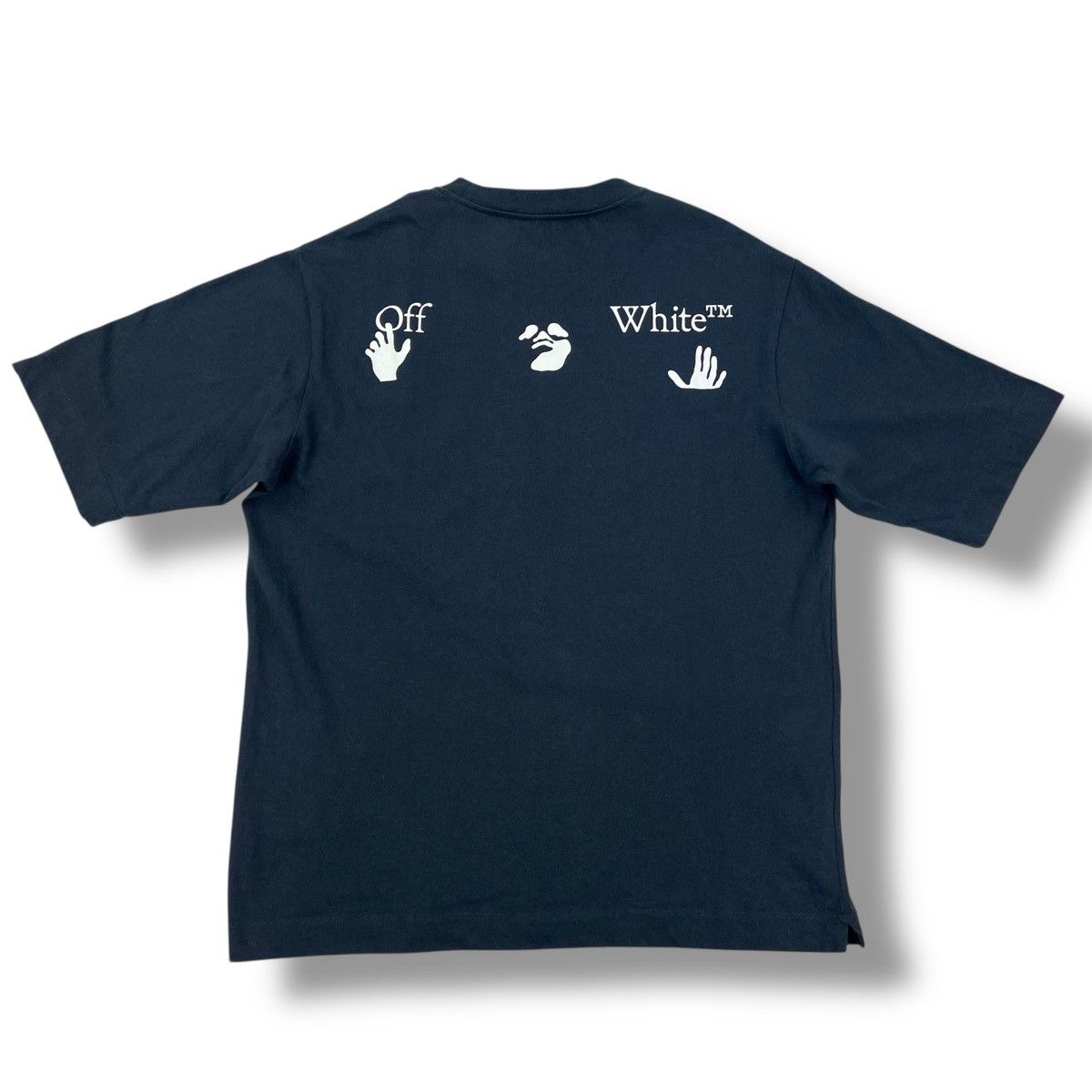 Off-White Off-White Outfit Came From Italy Navy T Shirt Size US M / EU 48-50 / 2 - 3 Thumbnail