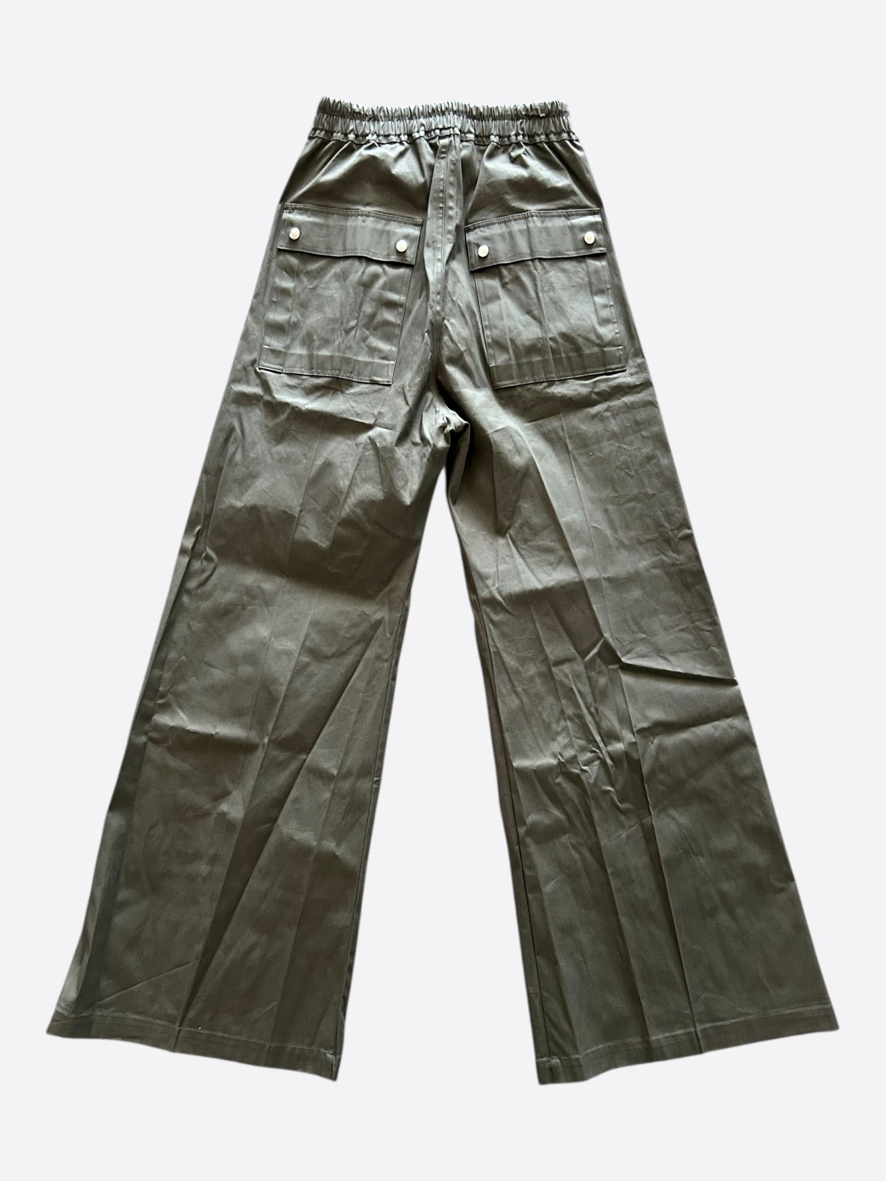 Rick Owens Rick Owens Olive Cargo Bela Wide Pants Size US 32 / EU 48 - 2 Thumbnail