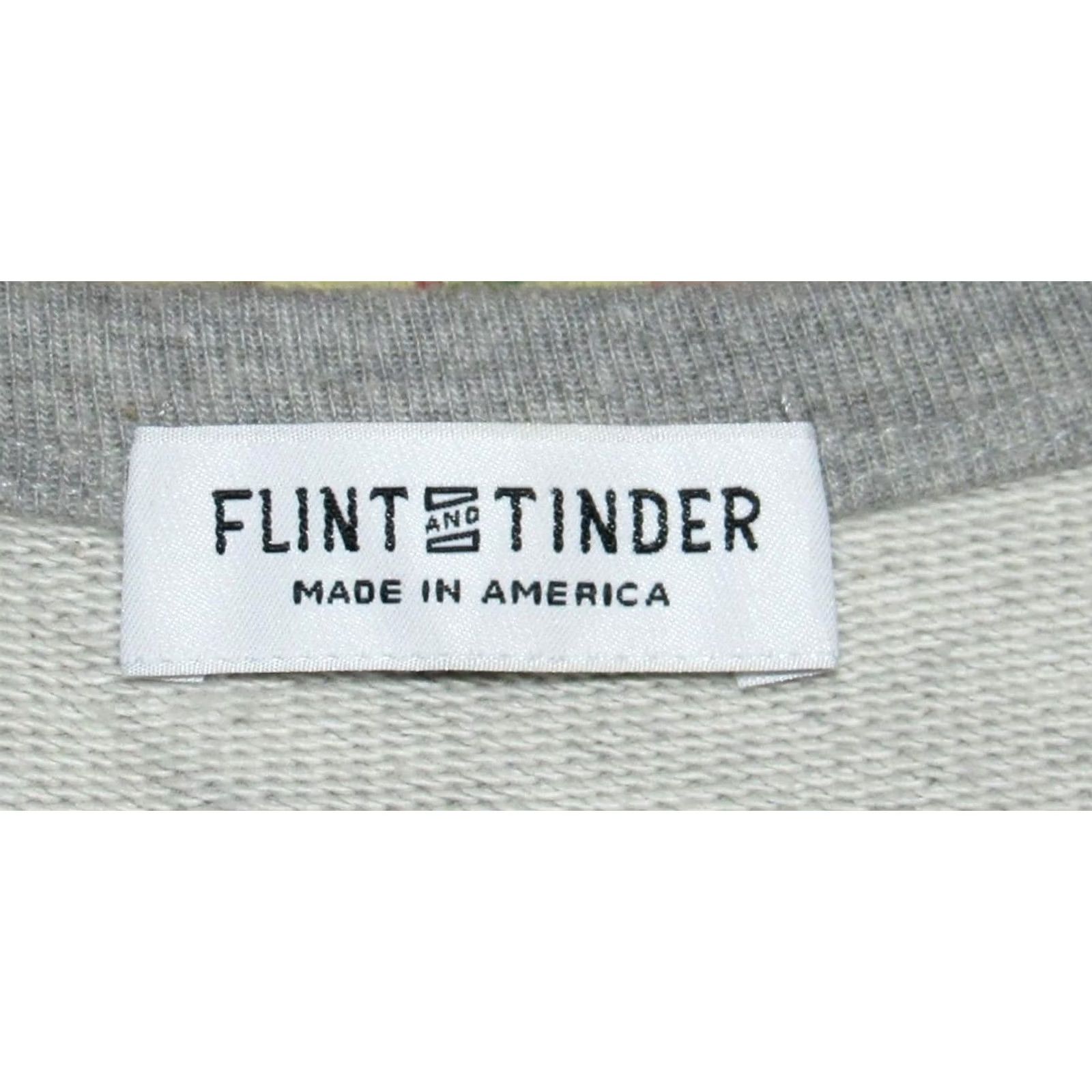 Vintage FLINT & TINDER Grey Crewneck Sweatshirt Sweater Medium Mens Crewneck Sweatshirt Grey M Size US M / EU 48-50 / 2 - 3 Thumbnail