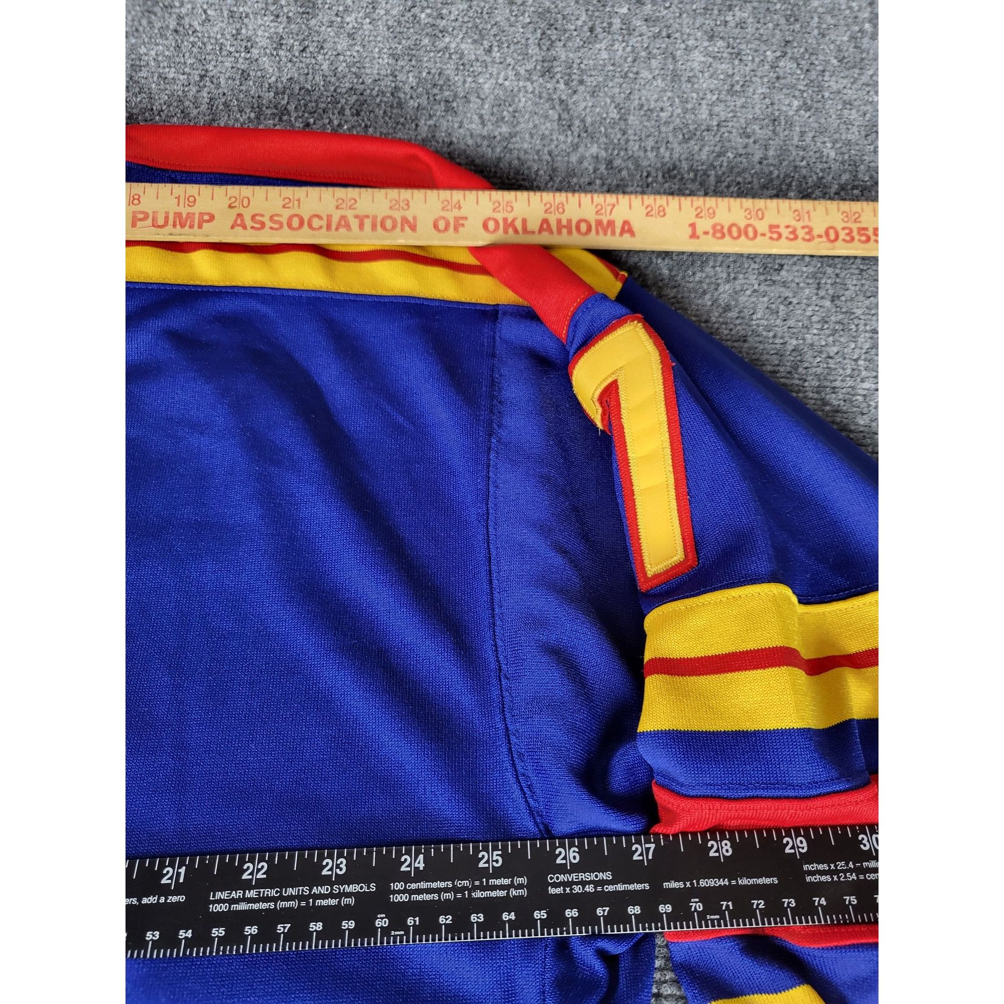 Brooklyn Xpress Brooklyn Xpress B Hockey Jersey Men Sz XL 70 Striped Multi C Size US XL / EU 56 / 4 - 5 Thumbnail