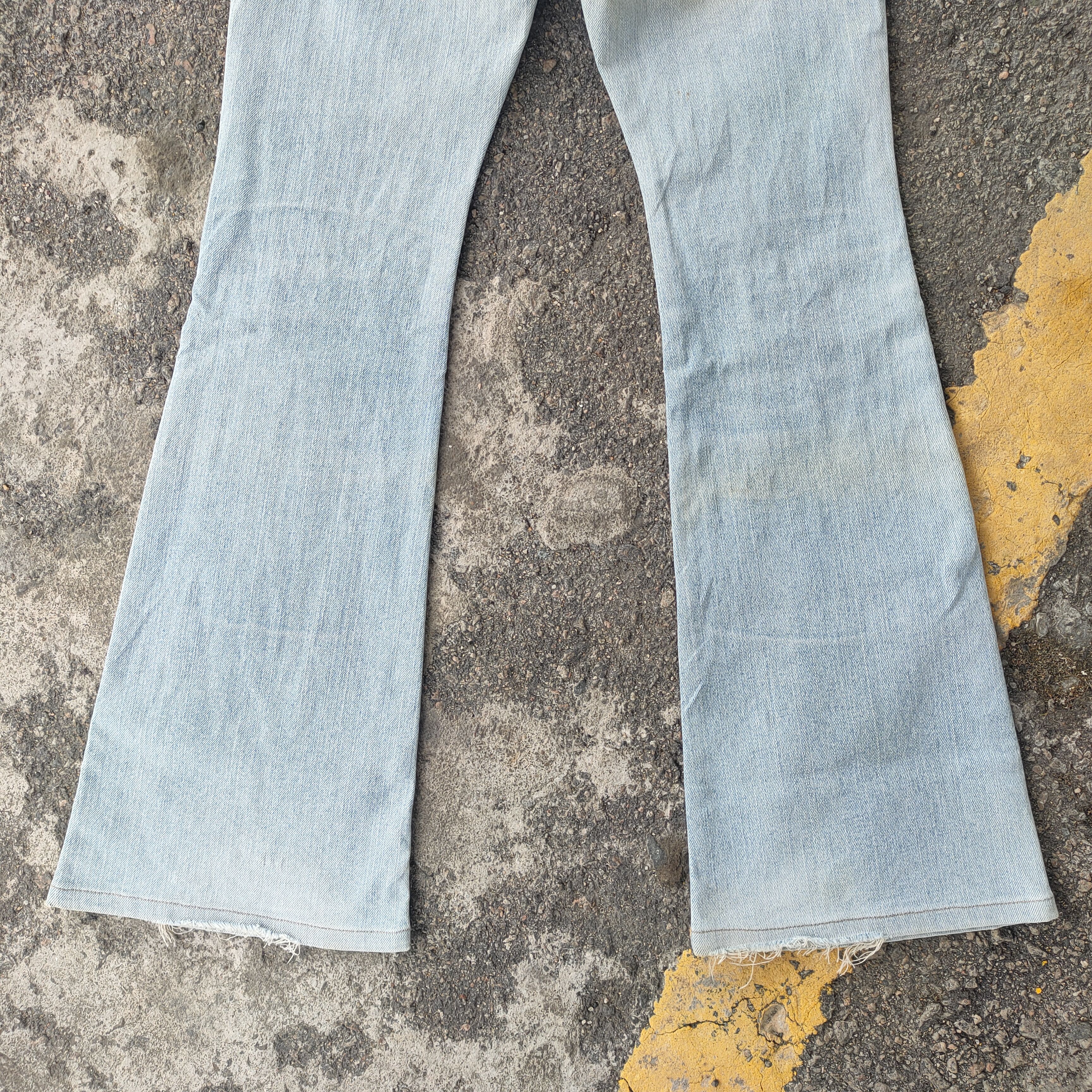 Japanese Brand × Jean × Vintage VINTAGE JAPANESE WOMAN FLARE FADED JEANS DENIM PANTS Size US 28 / EU 44 - 10 Thumbnail
