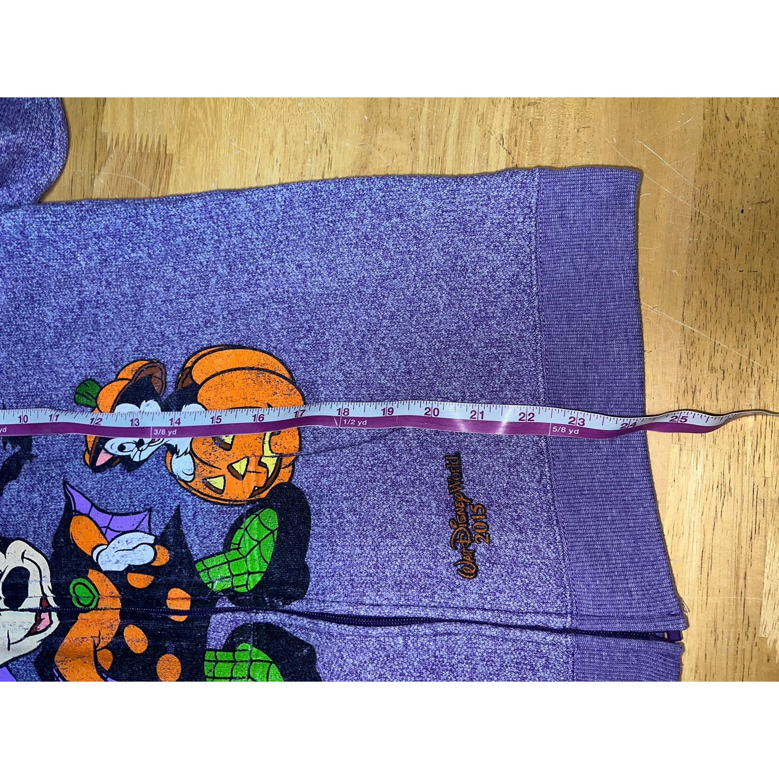 Vintage Womens Disney Parks Halloween Hoodie Zip Up Walt World Large Size L / US 10 / IT 46 - 11 Thumbnail