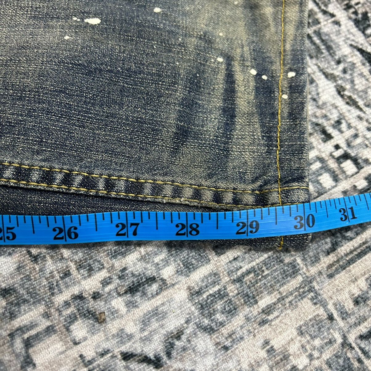 If Six Was Nine Y2k Painted Semantic Style Jeans Size US 32 / EU 48 - 18 Thumbnail