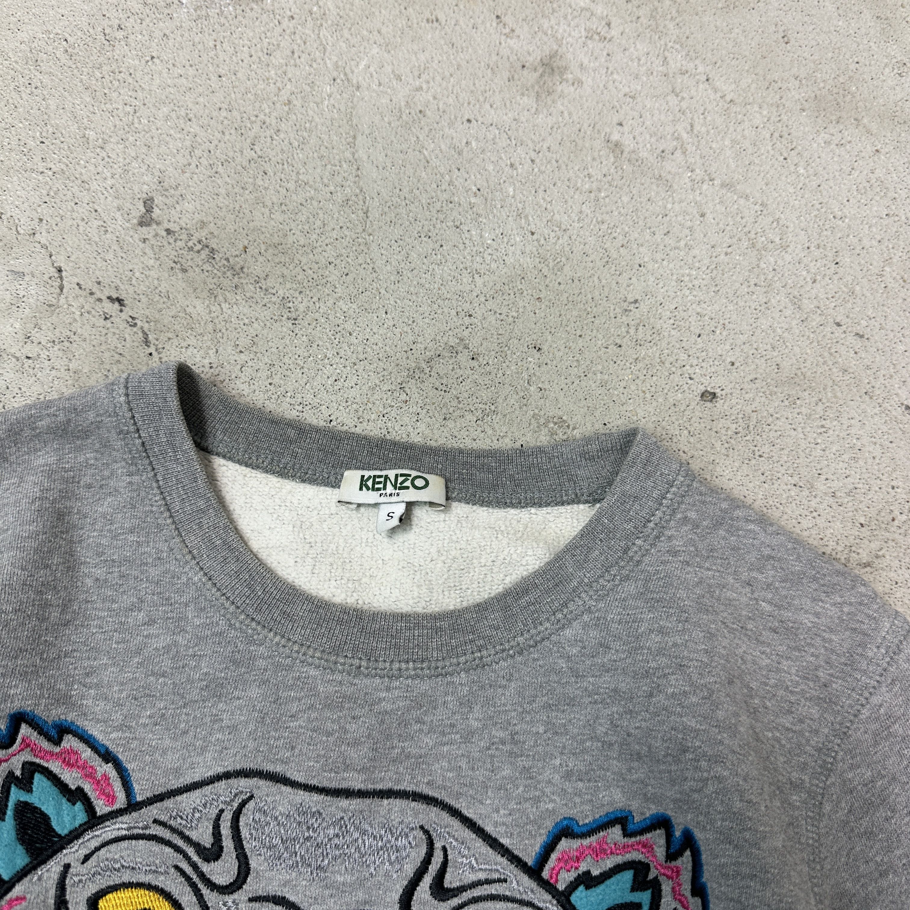 Kenzo Vintage Streetwear Sporty Tiger Printed Kenzo Sweatshirt Y2K Size S / US 4 / IT 40 - 4 Thumbnail