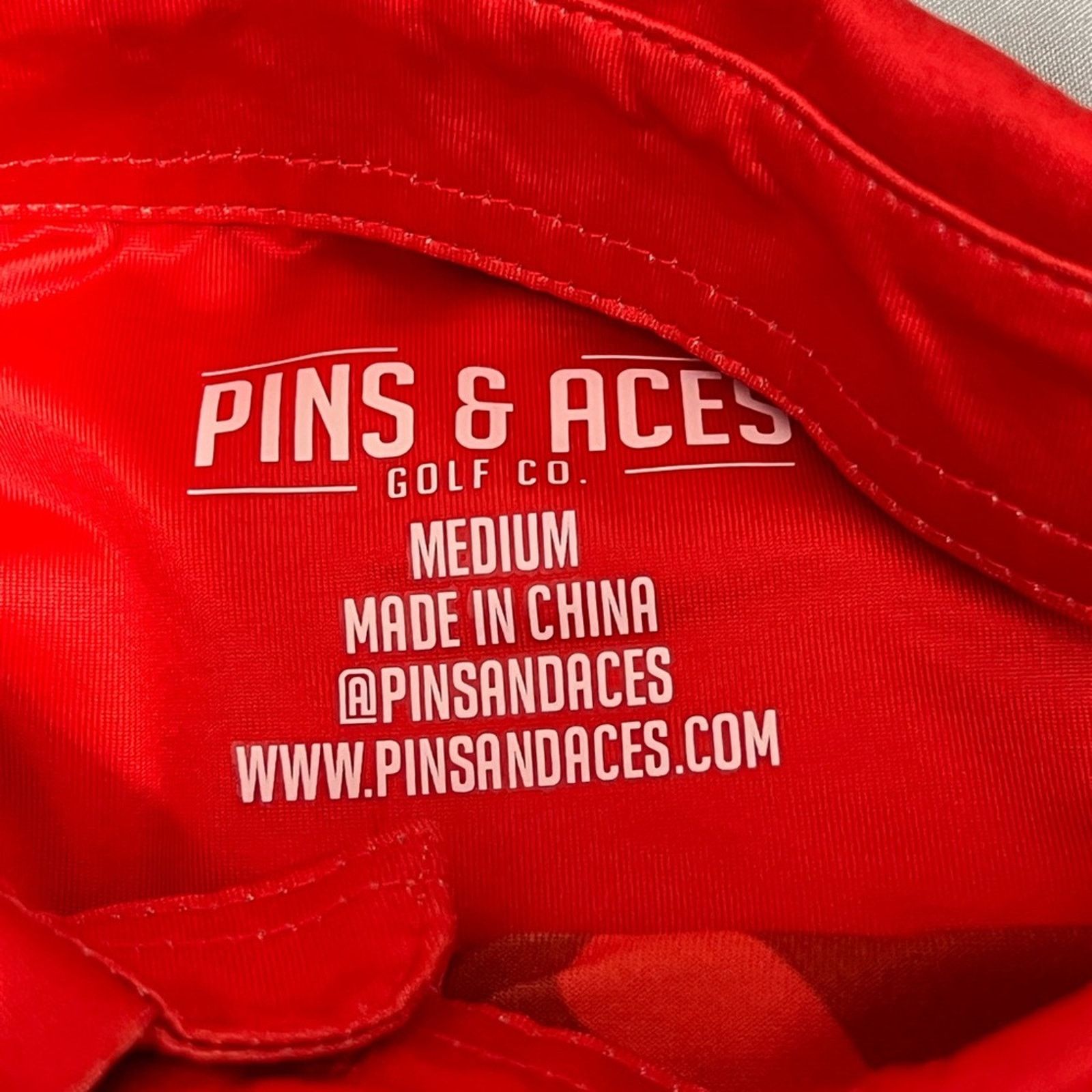 Other Pins Aces Polo Shirt Men's Golf Red Camo Print Stretch Size US M / EU 48-50 / 2 - 4 Thumbnail