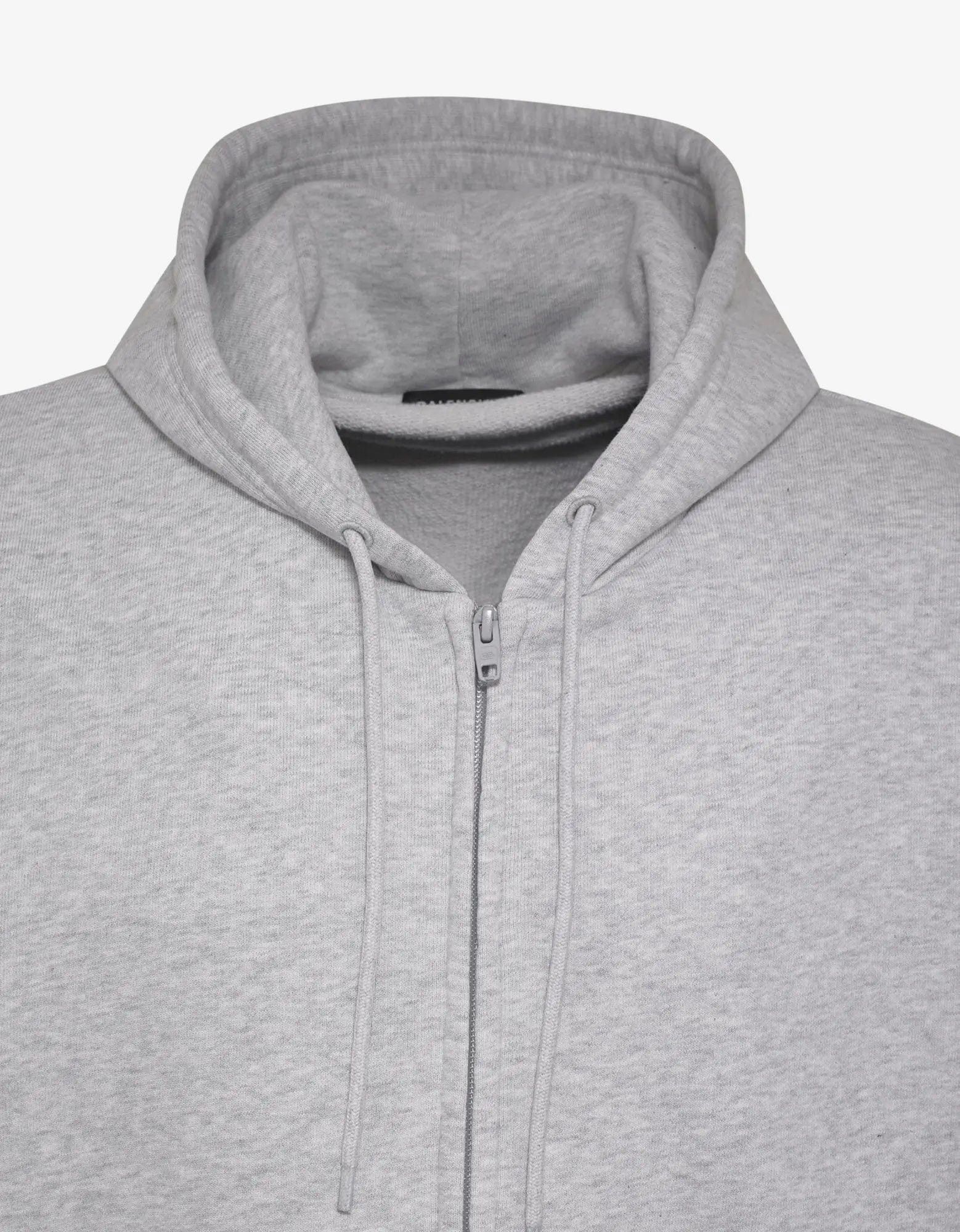 Balenciaga Balenciaga Light Grey Back BB Logo Print Hoodie Size US XL / EU 56 / 4 - 5 Thumbnail