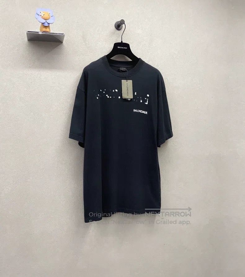 Balenciaga Balenciaga Logo Letter Print Round Neck Short Sleeve T-Shi Size US M / EU 48-50 / 2 - 3 Thumbnail