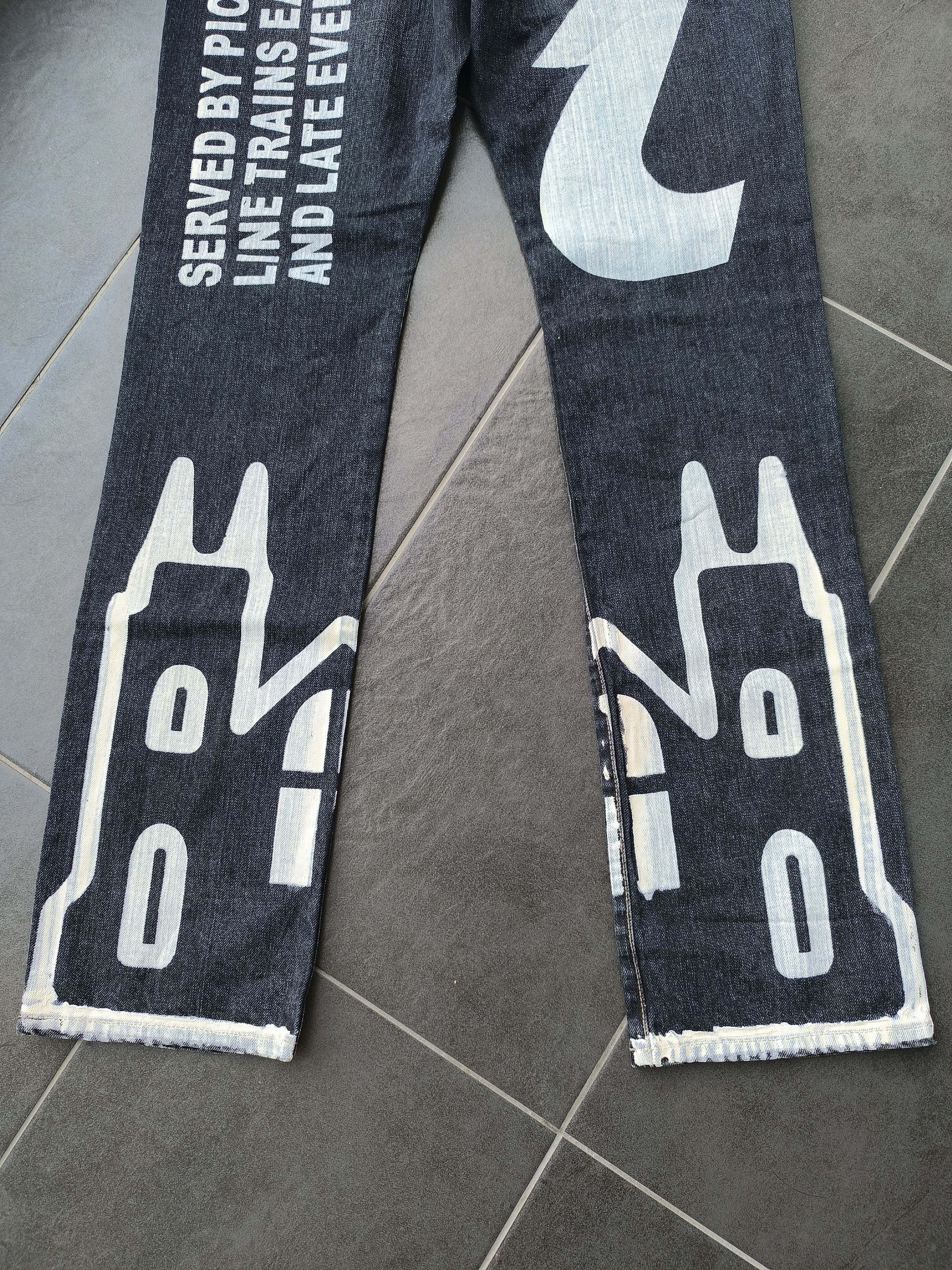 Japanese Brand × PPFM RARE PPFM PAINTED JEANS Size US 32 / EU 48 - 7 Thumbnail