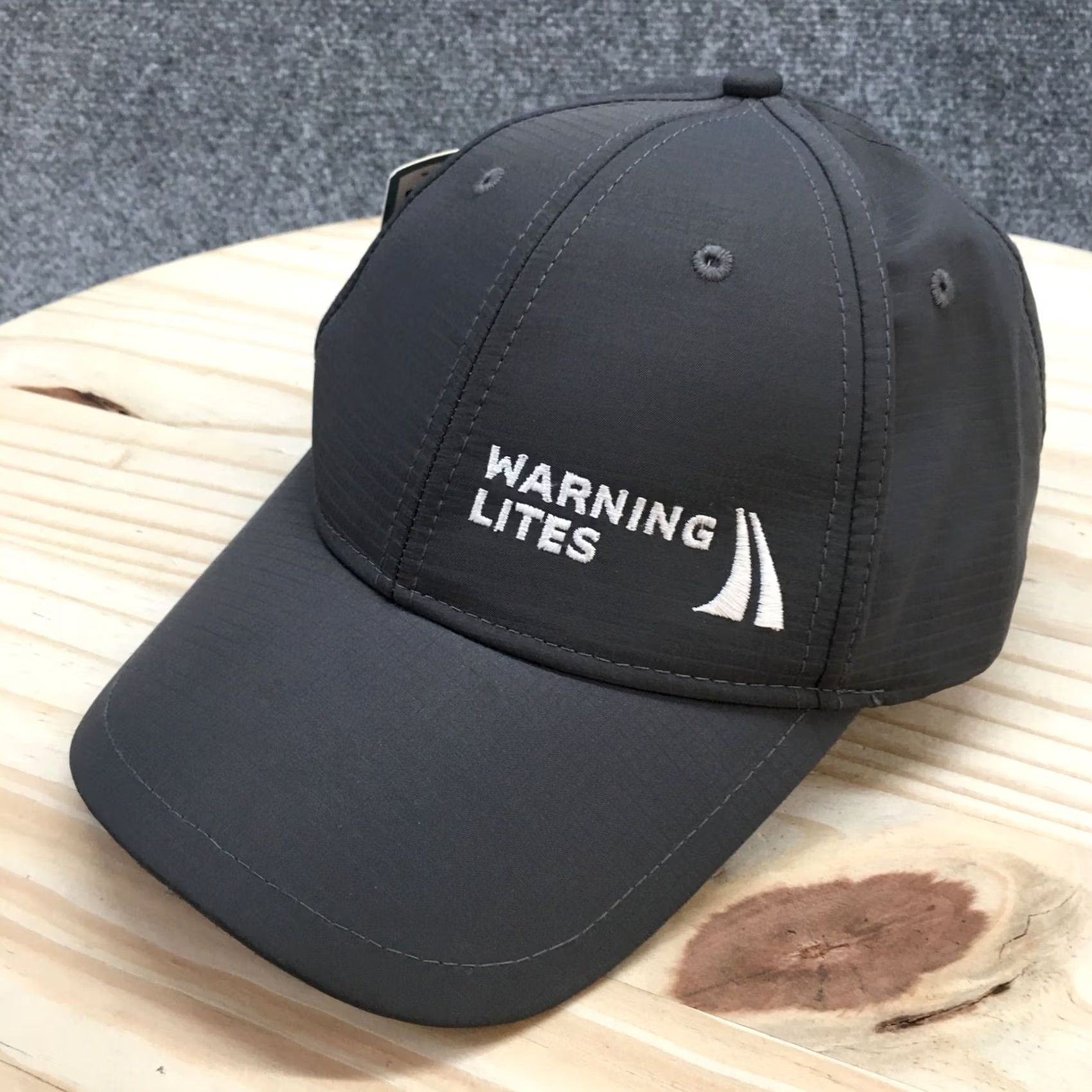Vintage Capamerica Warning Lites Baseball Cap Hat Mens One Size Gray Adjustable NWT Golf Hat Size ONE SIZE - 2 Thumbnail