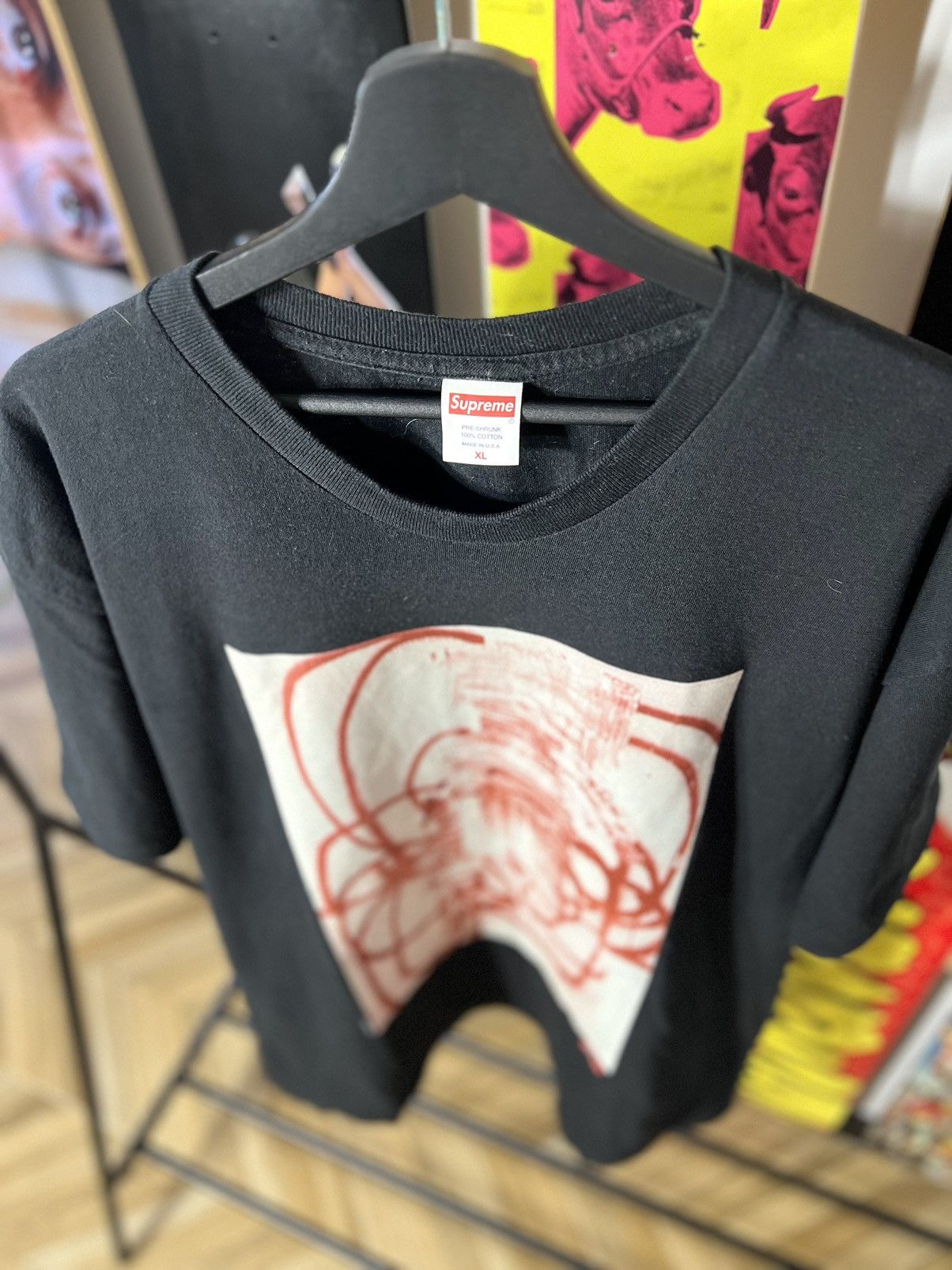 Supreme Supreme x Christopher Wool 2001 tee Size US XL / EU 56 / 4 - 4 Thumbnail
