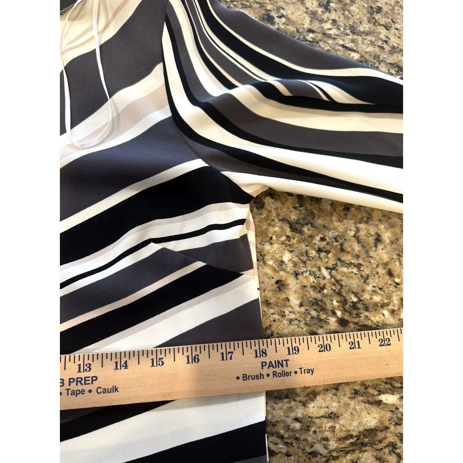 H&M RICHARD ALLAN x H&M Short Dress Women 6 Multicolor Crêped Woven Printed Pattern Sheath Short Sleeve Dress Size 28" / US 6 / IT 42 - 6 Thumbnail