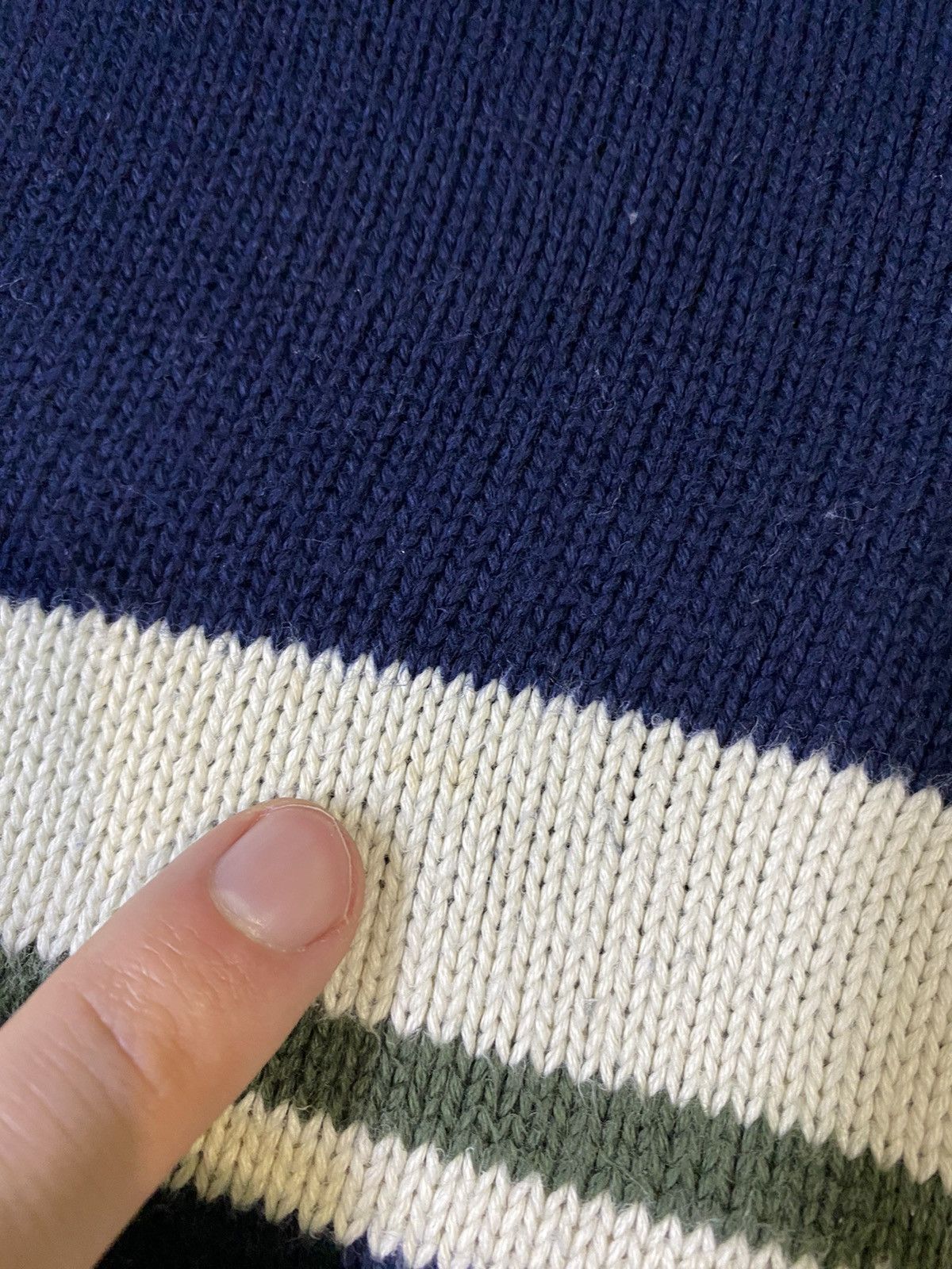 Lacoste × Vintage Vintage Lacoste Striped Knit Sweater Size 8 Size US XXL / EU 58 / 5 - 7 Thumbnail