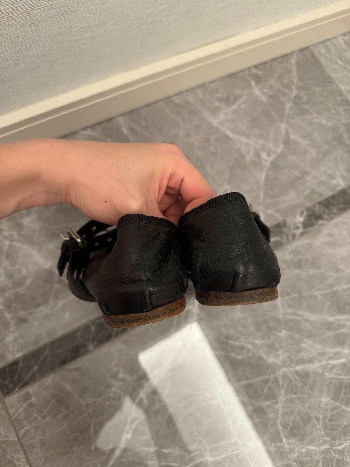 Miu Miu MIU MIU black ballet flats 36 Size US 5.5 / IT 35.5 - 7 Thumbnail