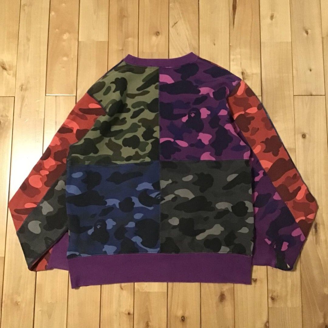 Bape BAPE Mix camo shark sweat shirt a bathing ape Size US M / EU 48-50 / 2 - 2 Thumbnail
