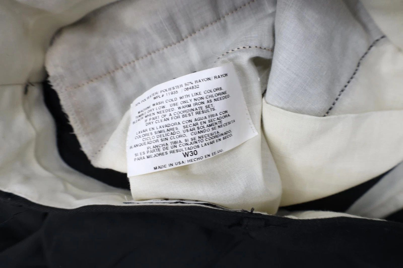 Vintage Vintage 80s 90s Streetwear Rayon Gabardine Chino Pants USA Size US 30 / EU 46 - 9 Thumbnail