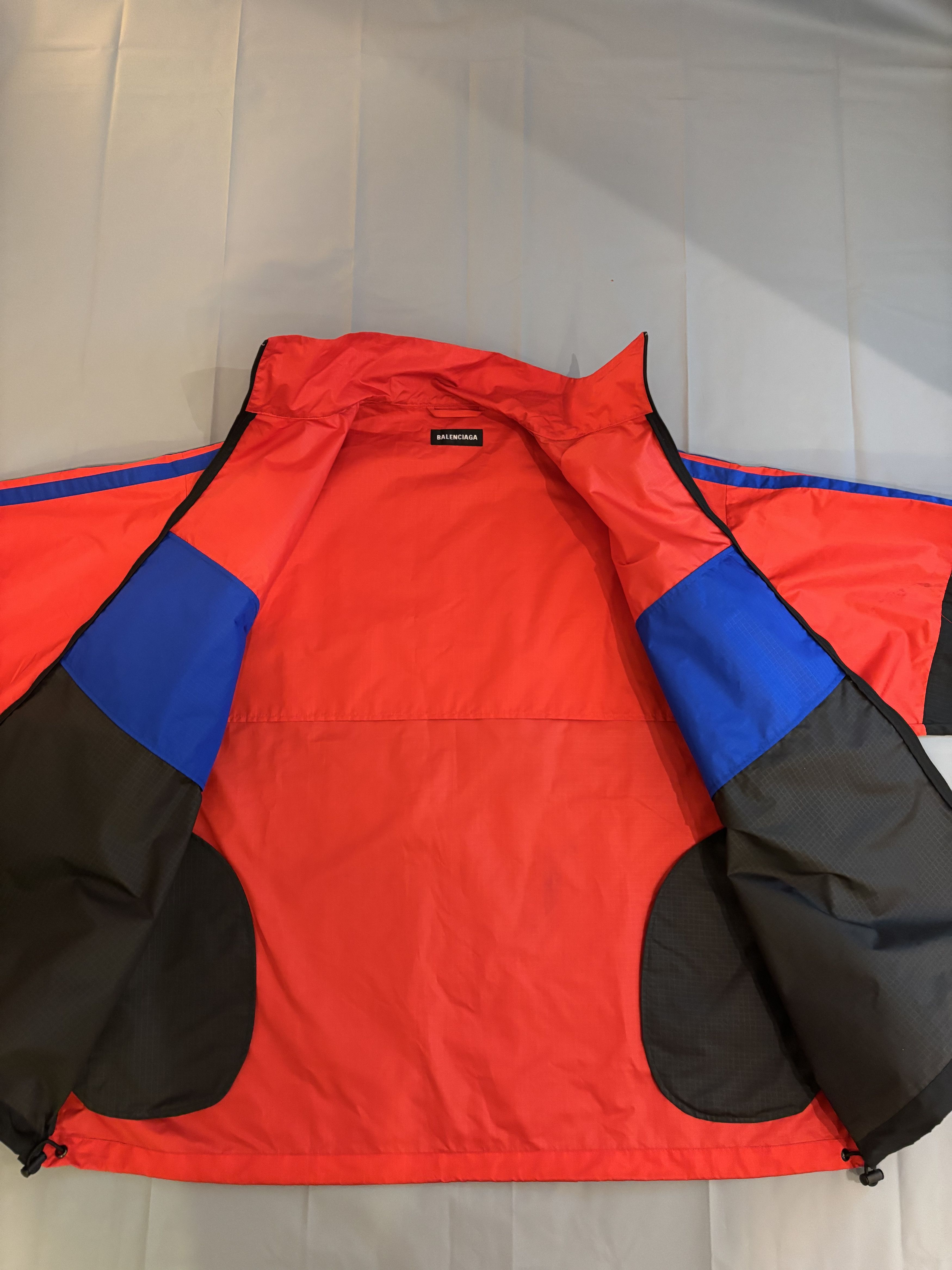 Balenciaga Coach jacket oversize Balenciaga rouge bleu noir Size US XL / EU 56 / 4 - 11 Thumbnail
