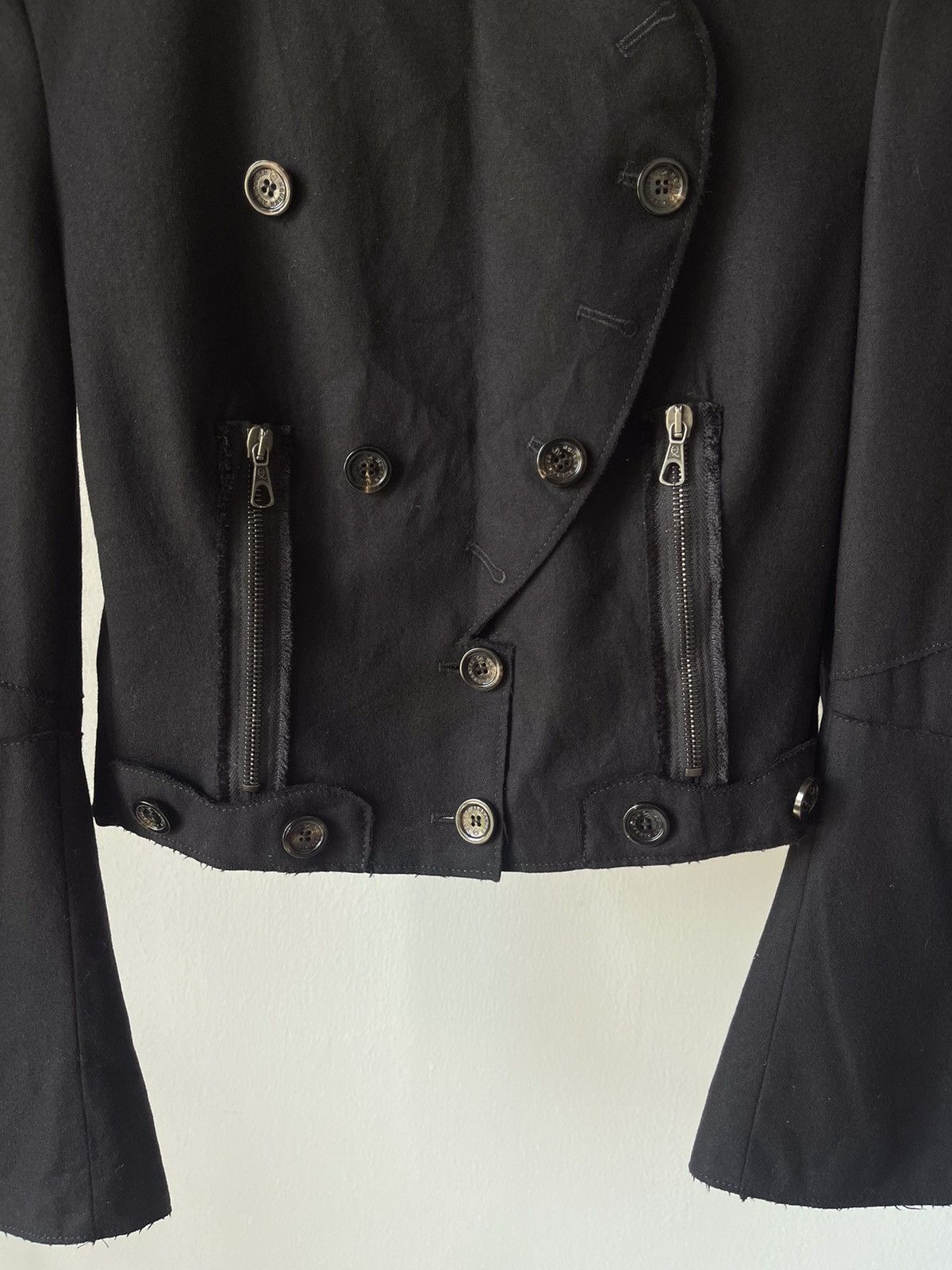 Alexander McQueen 2000s AlexanderMcqueen Wool Punk Zip Style Jacket 96 Size US XS / EU 42 / 0 - 9 Thumbnail
