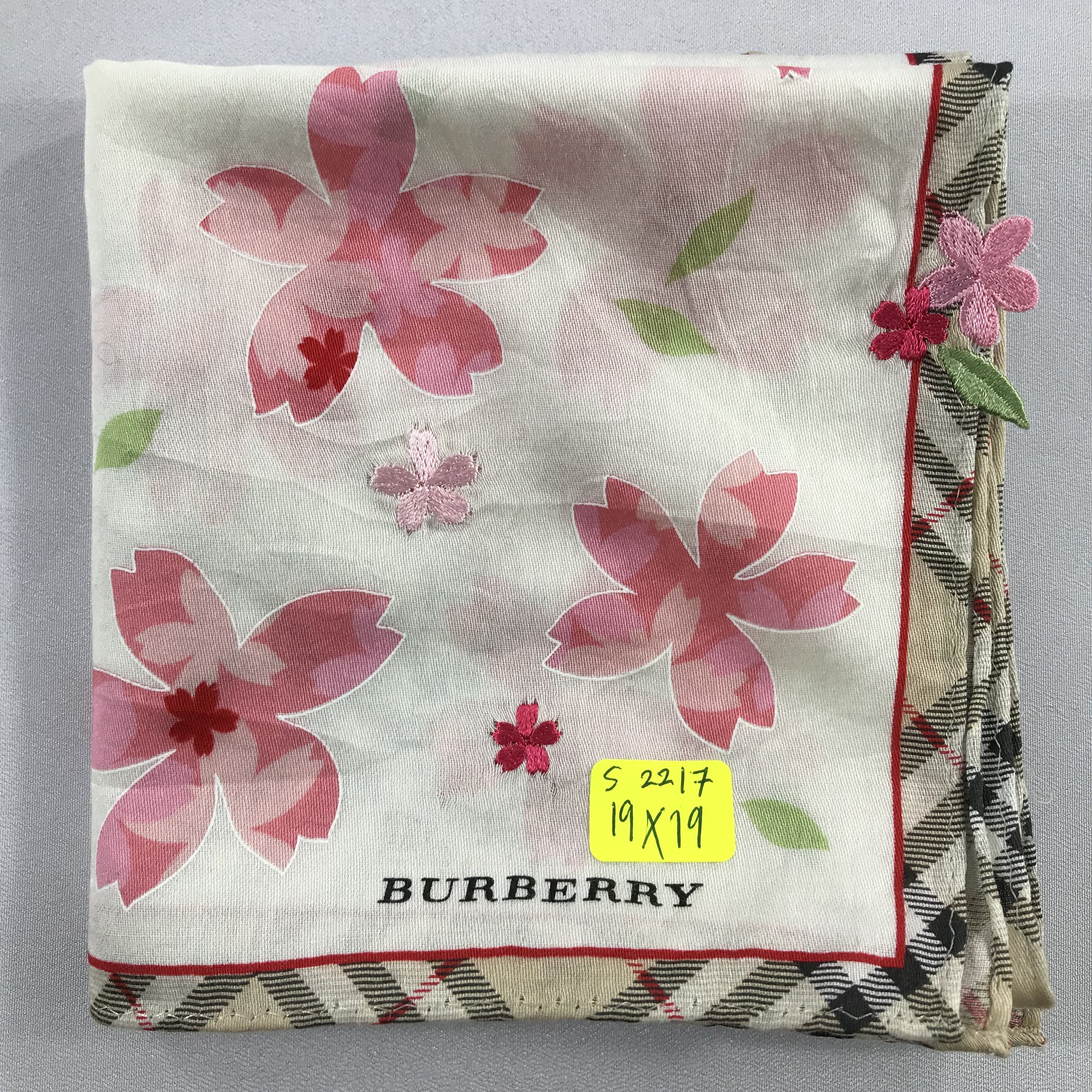 Burberry × Vintage Burberry Bandana / Handkerchief / Neckerchief - S2217 Size ONE SIZE - 5 Thumbnail