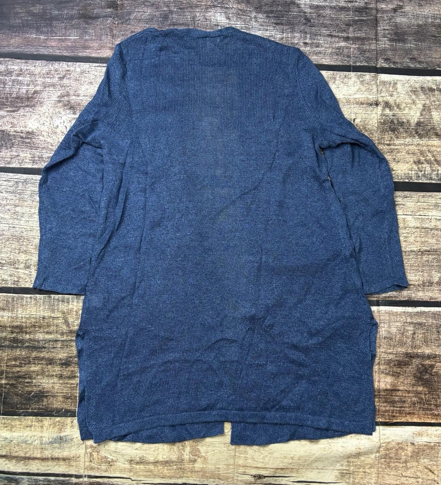 Other J Jill Cardigan Sweater Womens Medium Linen Blend Long Size M / US 6-8 / IT 42-44 - 3 Thumbnail