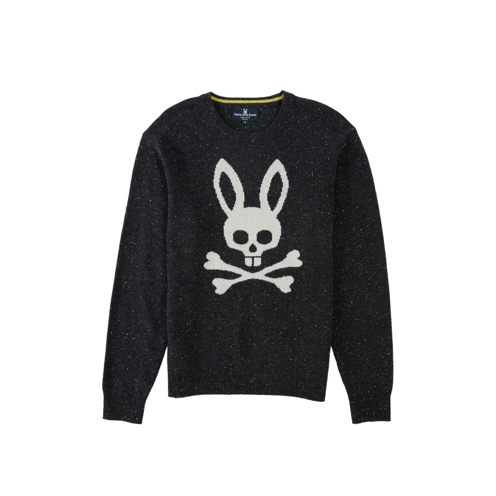 Psycho Bunny Psycho Bunny XL Men's Vandam Merino Wool Sweater Black Size US XL / EU 56 / 4 - 3 Thumbnail