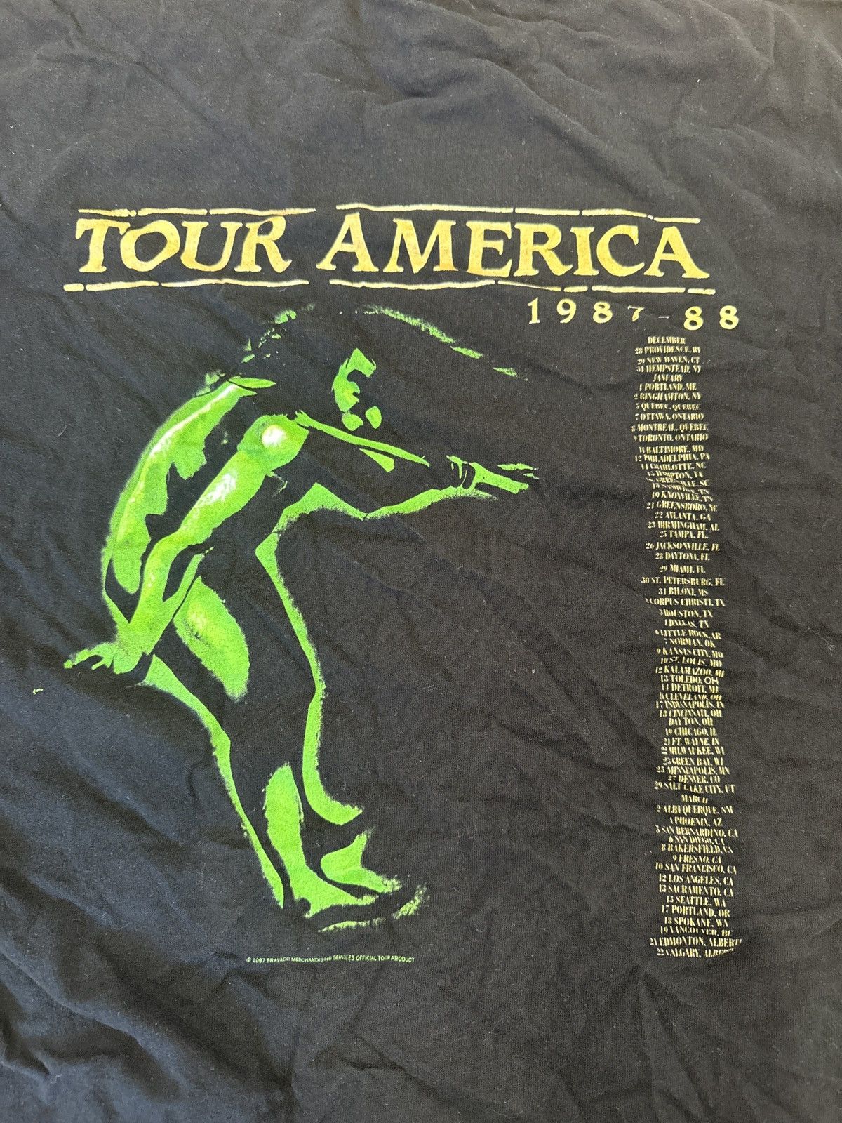 Band Tees Vintage Dio Tour Shirt – 1987–88 US Tour – Original Bravado Size US XL / EU 56 / 4 - 4 Thumbnail