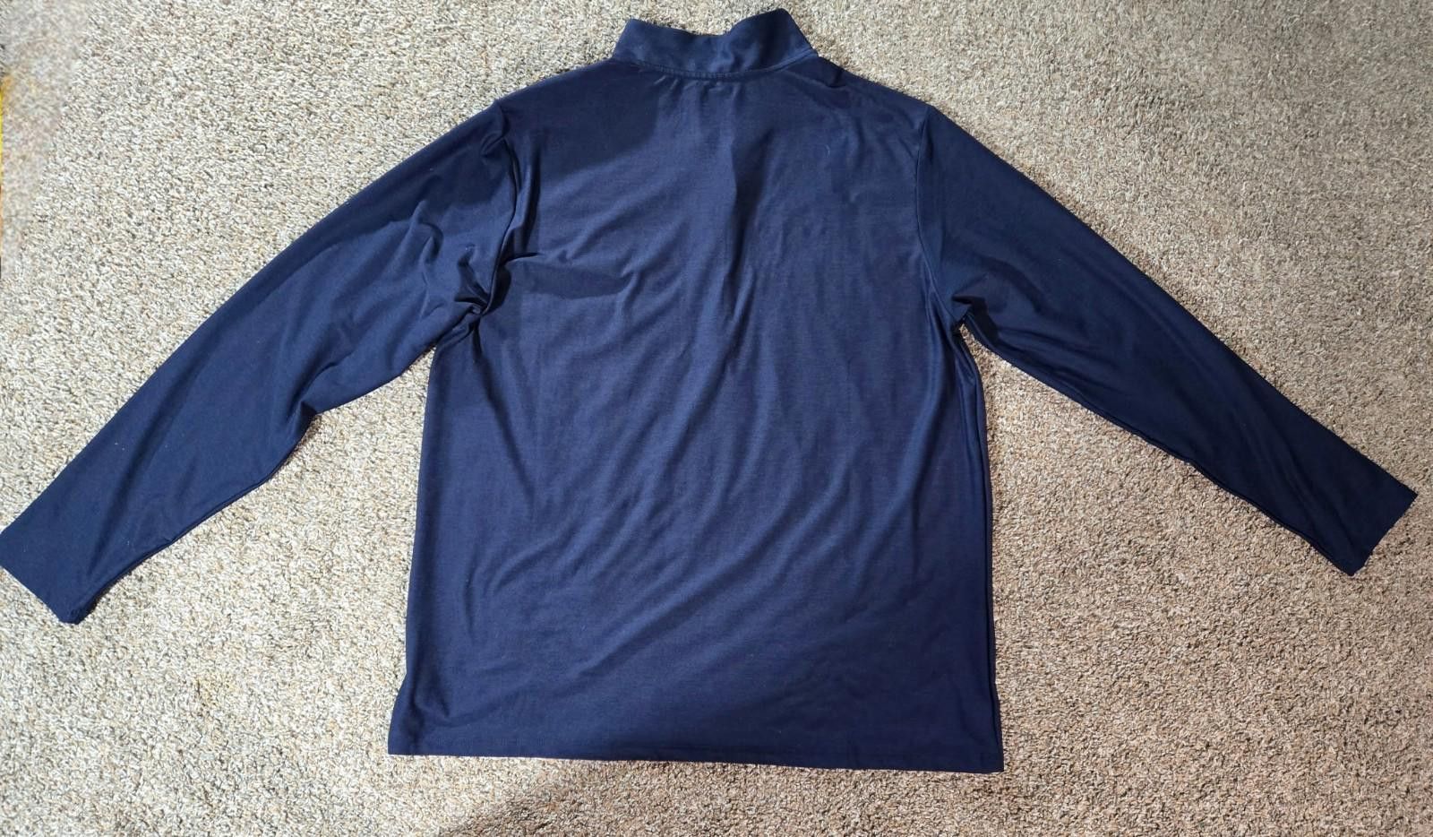New Balance New Balance Shirt Pullover 1/4 Zip Activewear Mens 2XL Blue Size US XXL / EU 58 / 5 - 7 Thumbnail