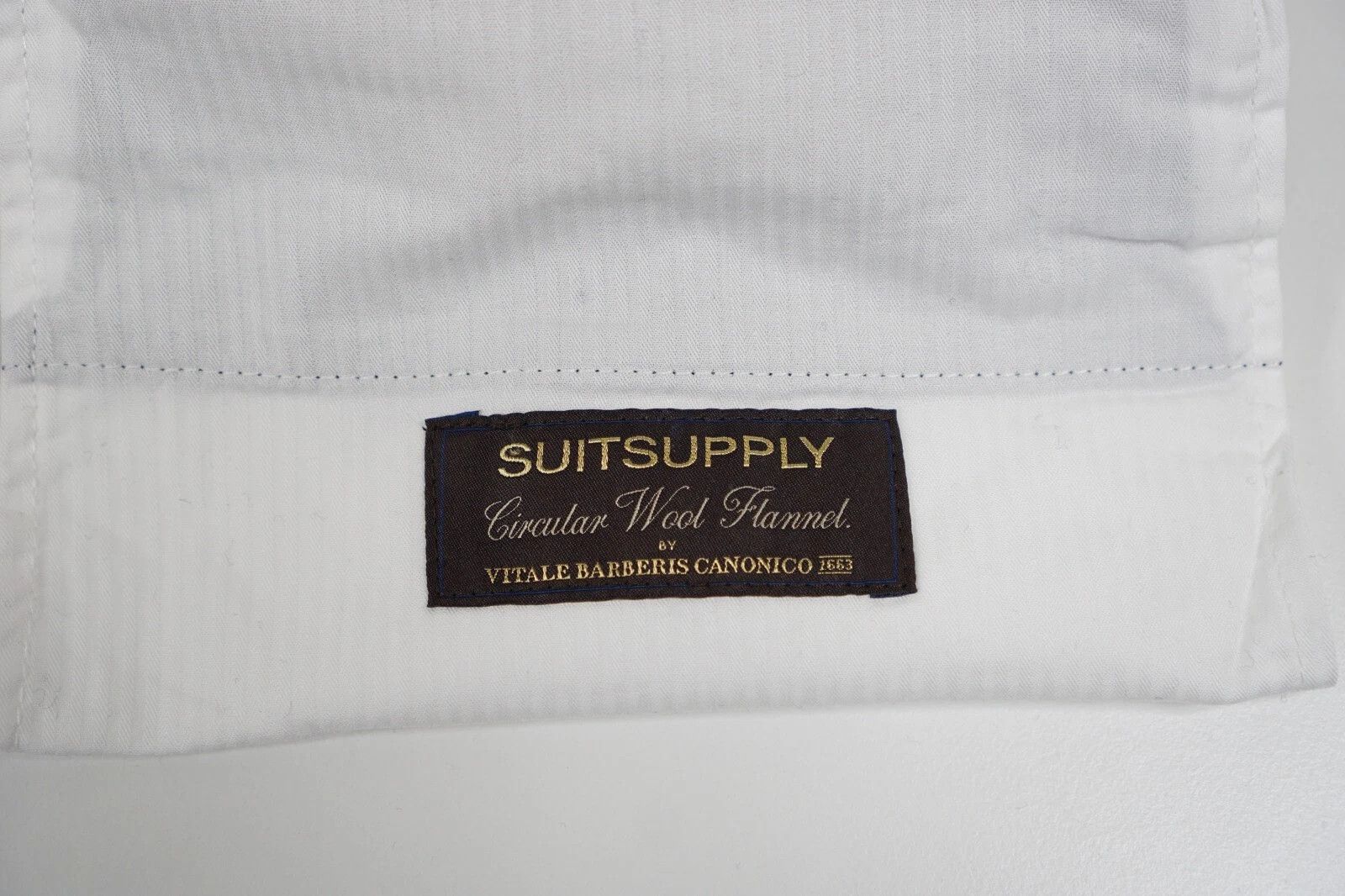 Suitsupply Men Suitsupply Trousers Blue Ames Pleat ES Blue Flannel US36 Size 36R - 4 Thumbnail